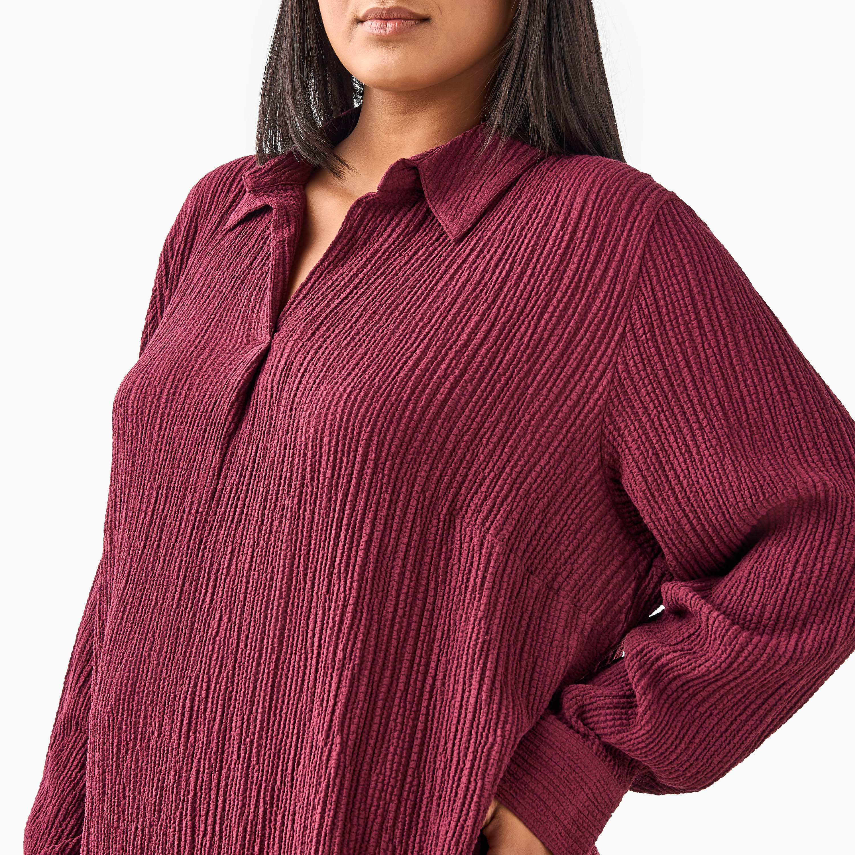 Plus Size Ulla Popken Textured Resort Top-women-clothing-shirtsandblouses-blouses-image-4