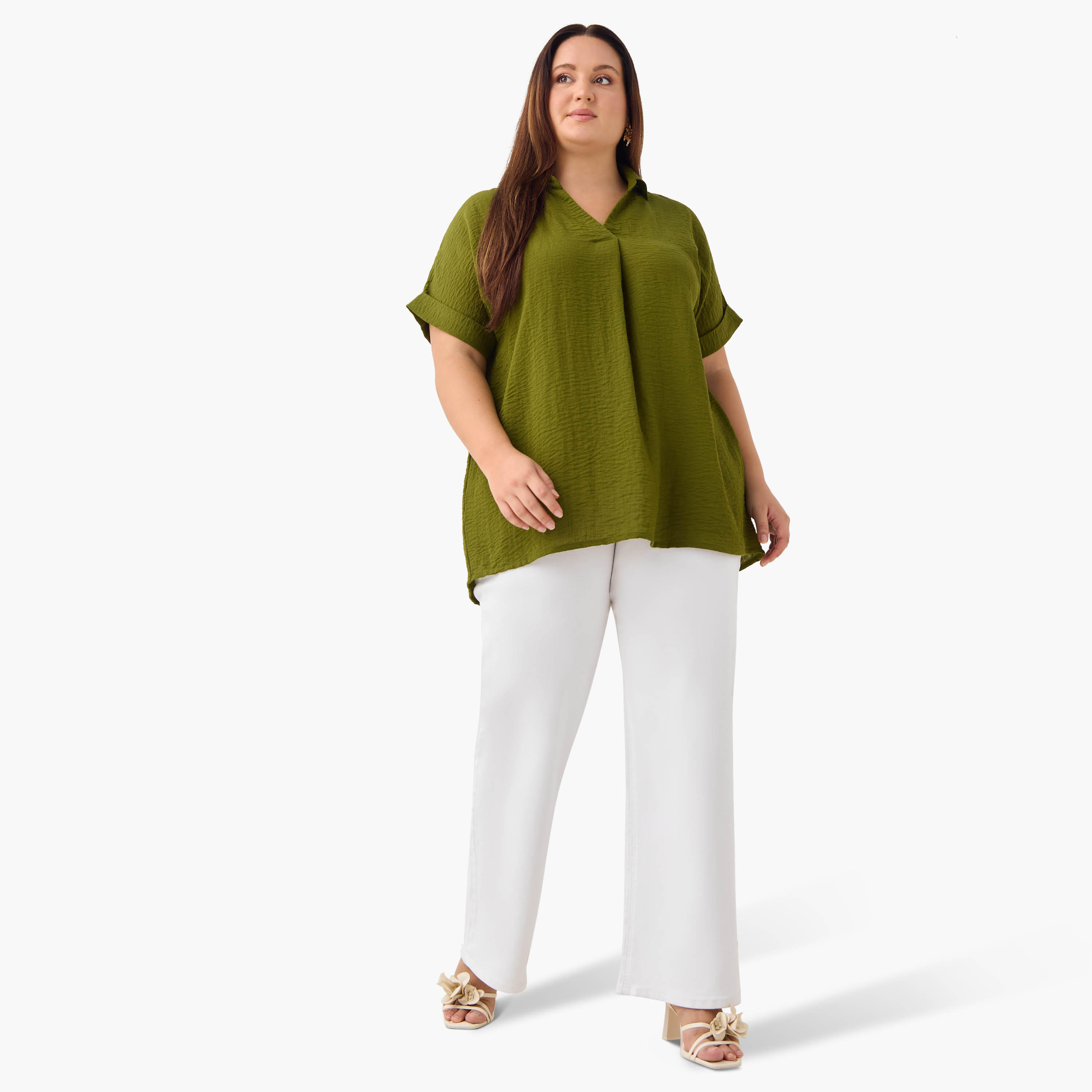 Plus Size Ulla Popken Pleat Front Top-women-clothing-shirtsandblouses-blouses-image-2