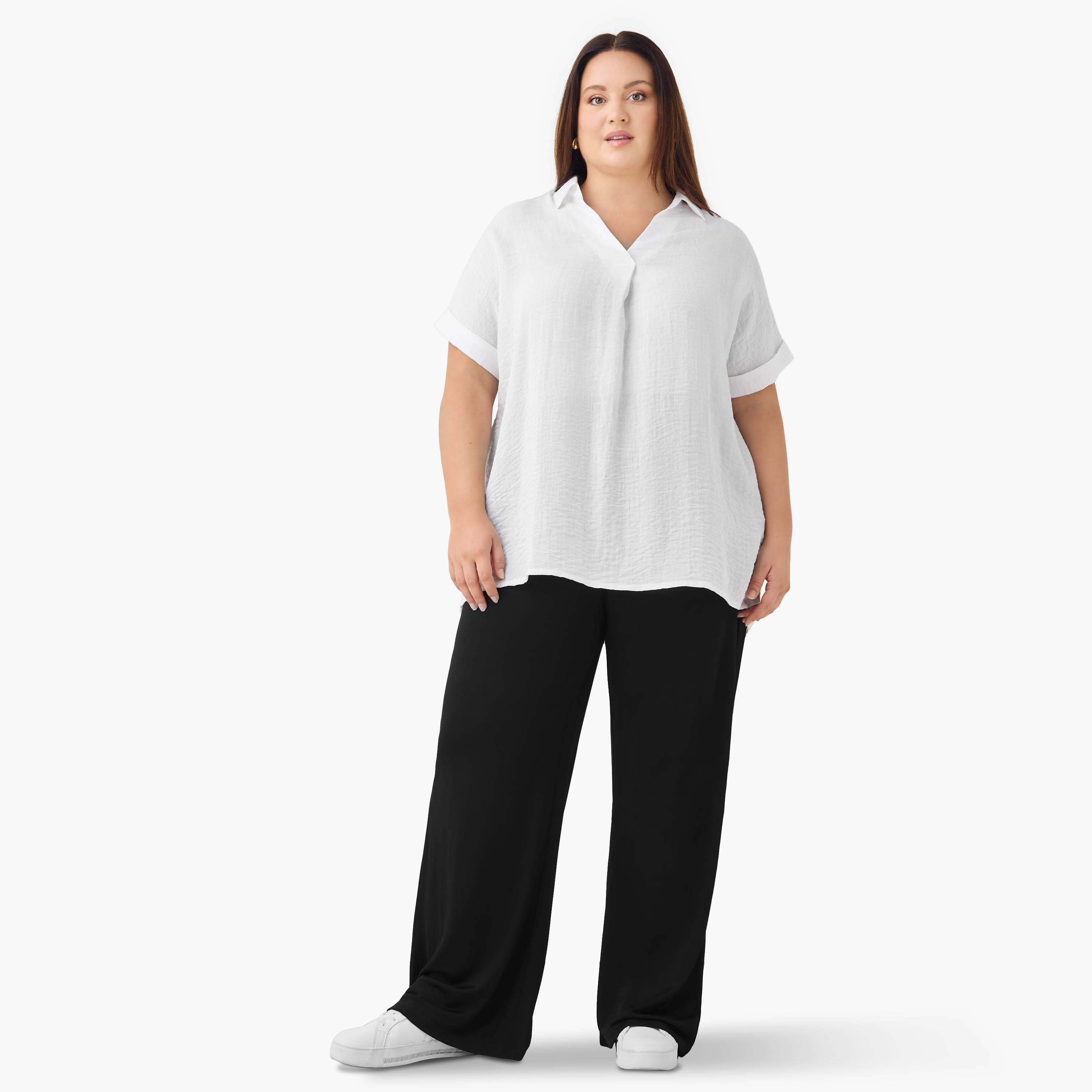 Plus Size Ulla Popken Pleat Front Top-women-clothing-shirtsandblouses-blouses-image-2
