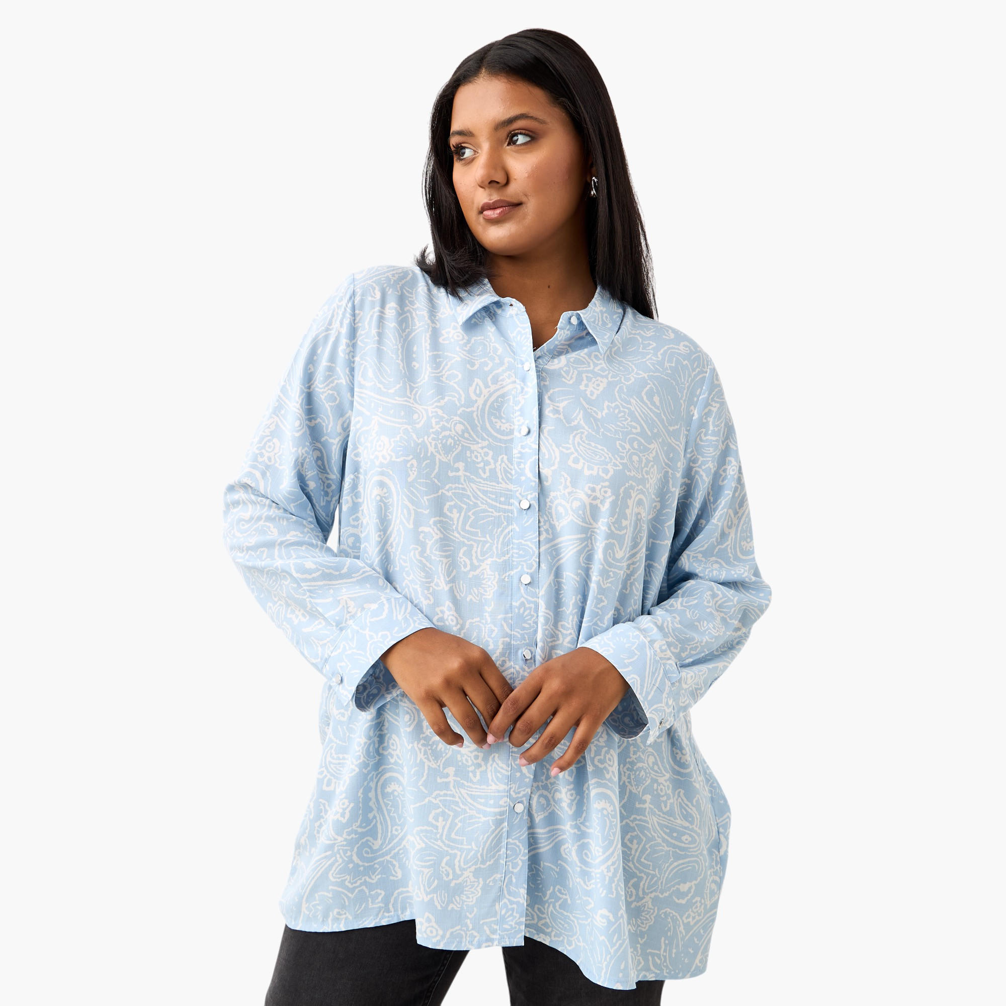 Plus Size Ulla Popken All-Over Paisley Print Viscose Shirt-women-clothing-shirtsandblouses-shirts-image-1