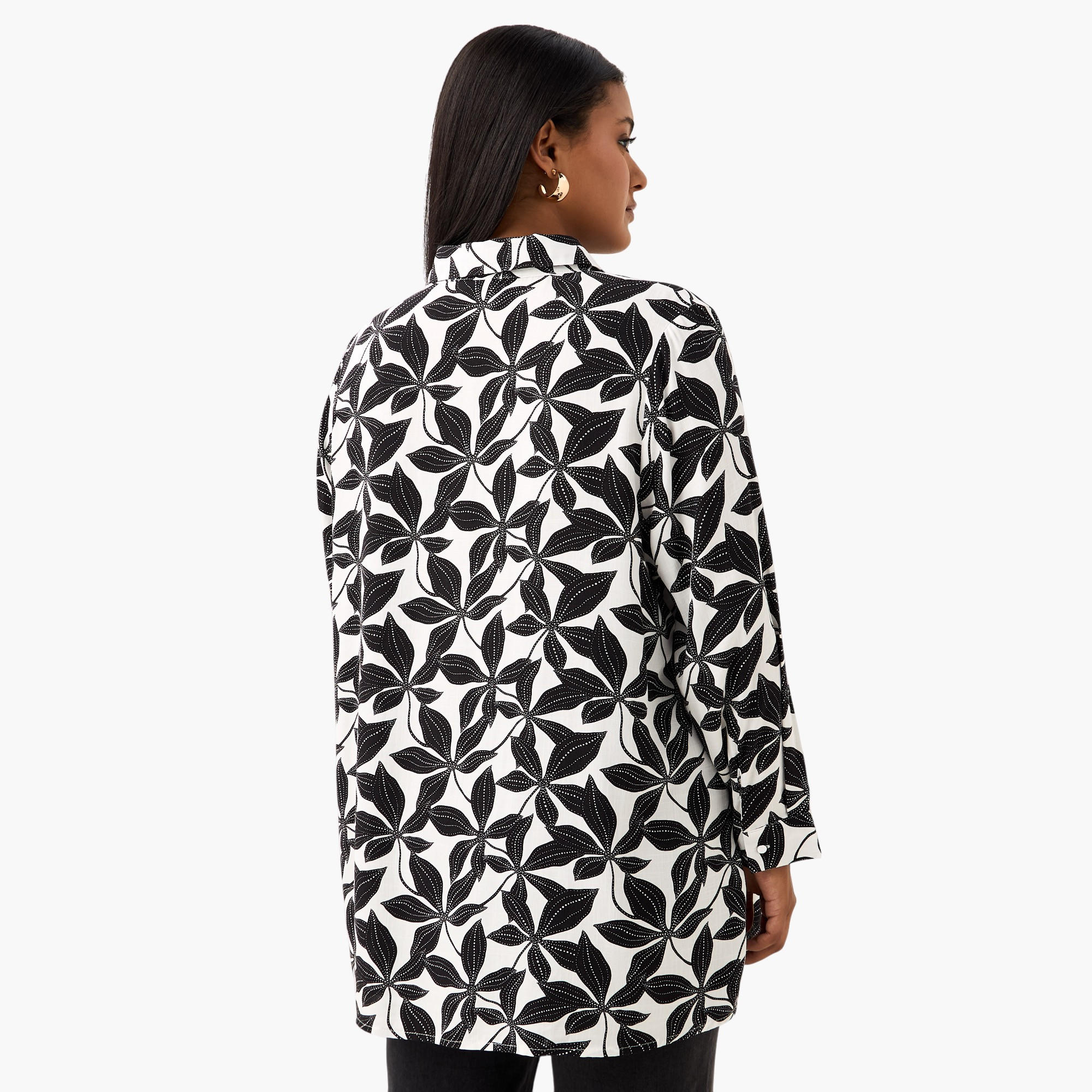 Plus Size Ulla Popken All-Over Floral Print Viscose Shirt-women-clothing-shirtsandblouses-shirts-image-3