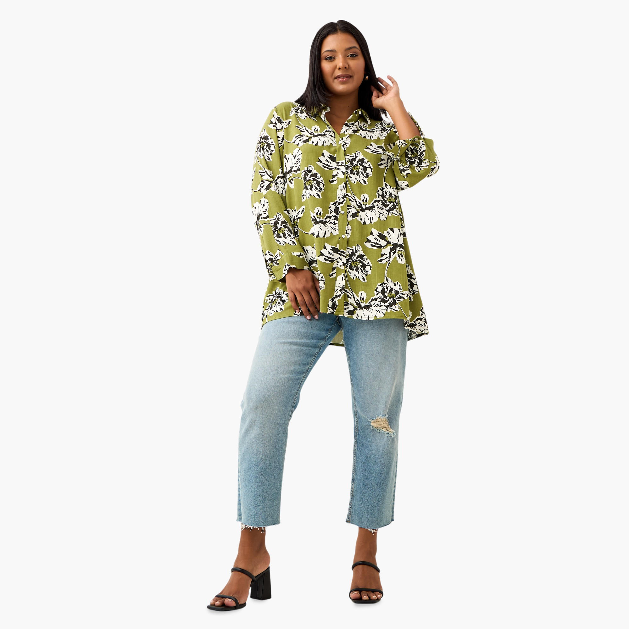قميص فيسكوز مقاس كبير بطبعات زهرية من أولا بوبكن-women-clothing-shirtsandblouses-shirts-image-2