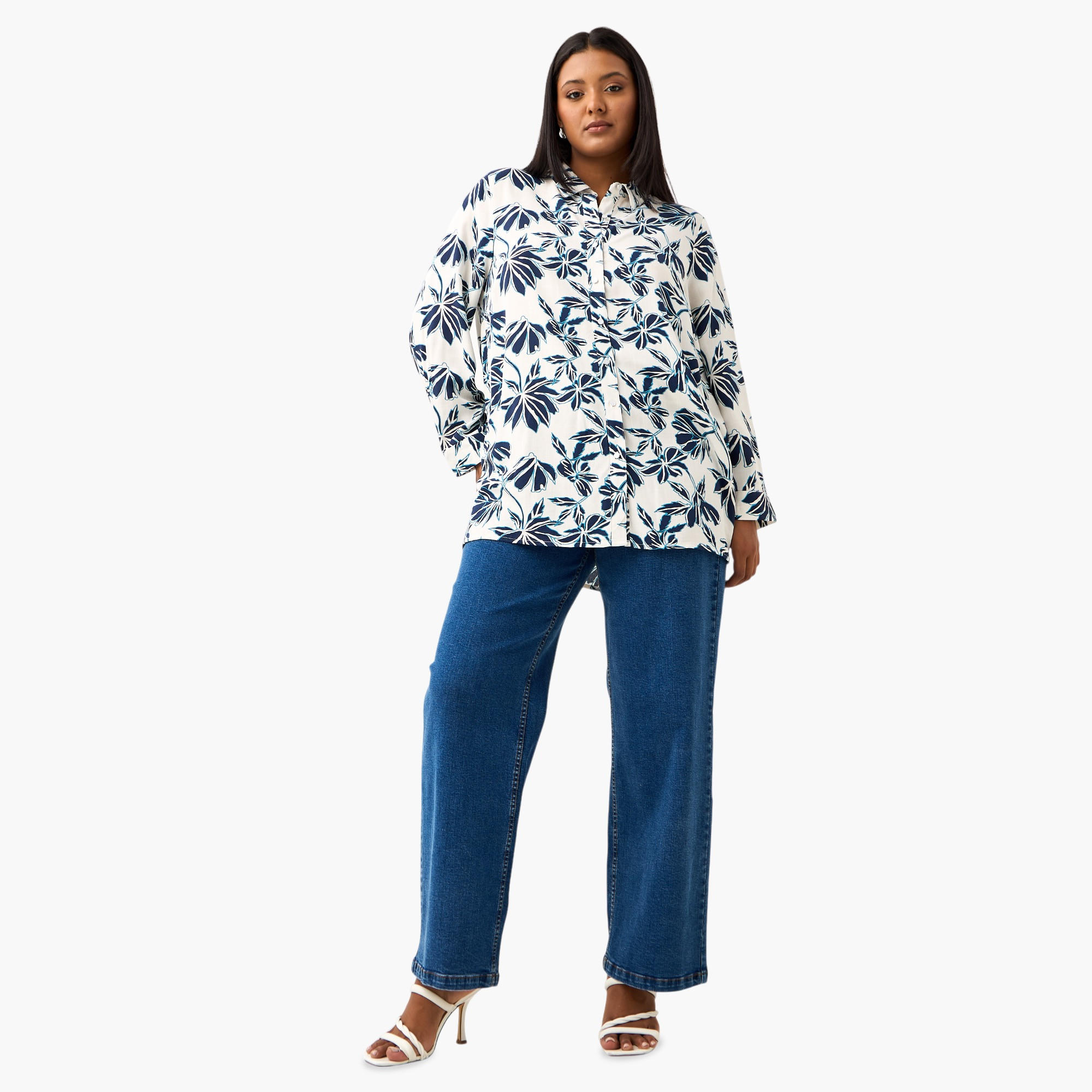 قميص فيسكوز مقاس كبير بطبعات زهرية من أولا بوبكن-women-clothing-shirtsandblouses-shirts-image-2