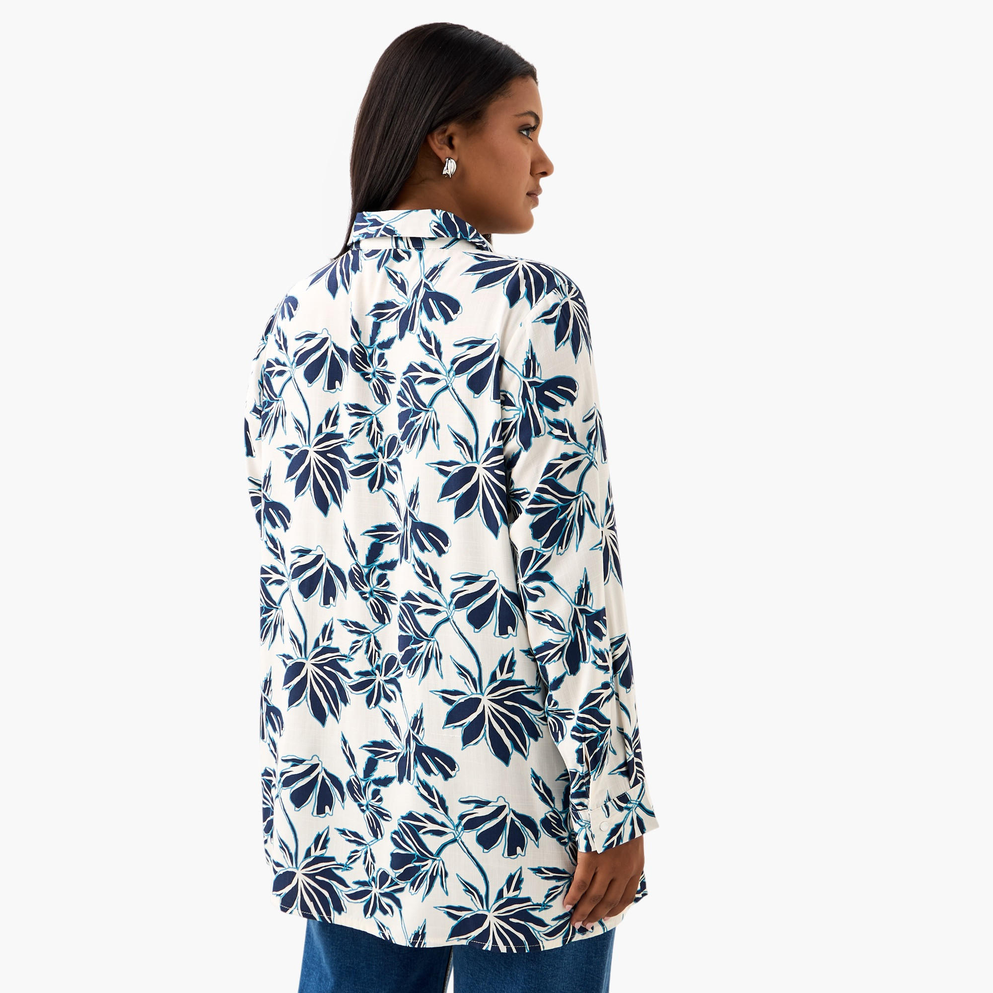 Plus Size Ulla Popken All-Over Floral Print Viscose Shirt-women-clothing-shirtsandblouses-shirts-image-3