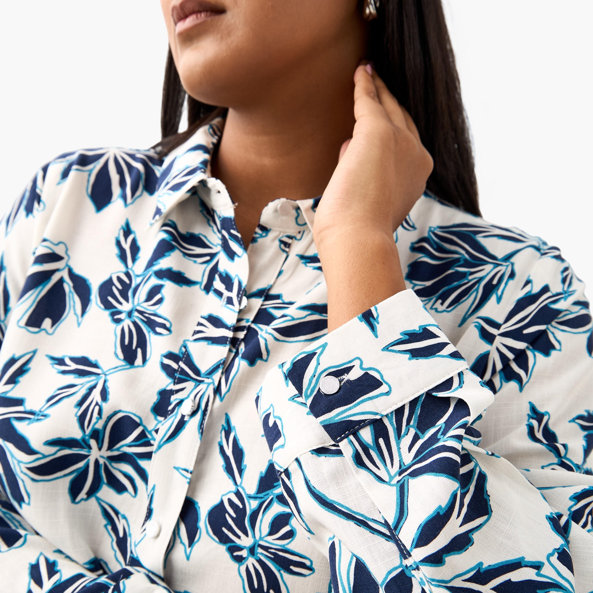 Plus Size Ulla Popken All-Over Floral Print Viscose Shirt-women-clothing-shirtsandblouses-shirts-image-4
