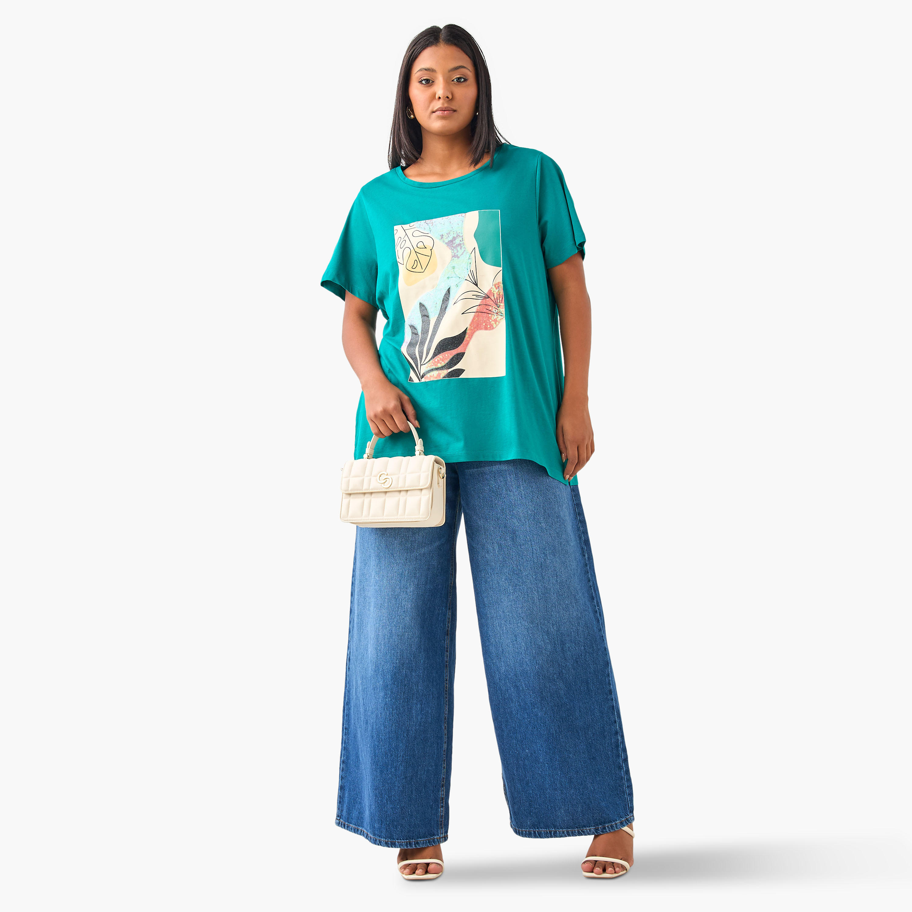 Plus Size Ulla Popken Printed T-shirt-women-clothing-tshirts-image-2