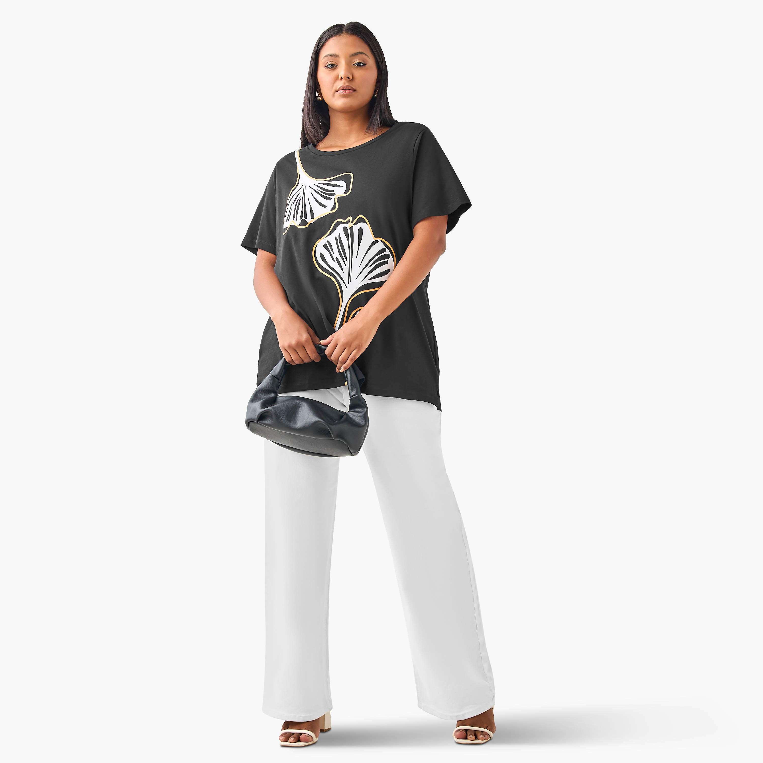 Plus Size Ulla Popken Leaf Print T-shirt-women-clothing-tshirts-image-2