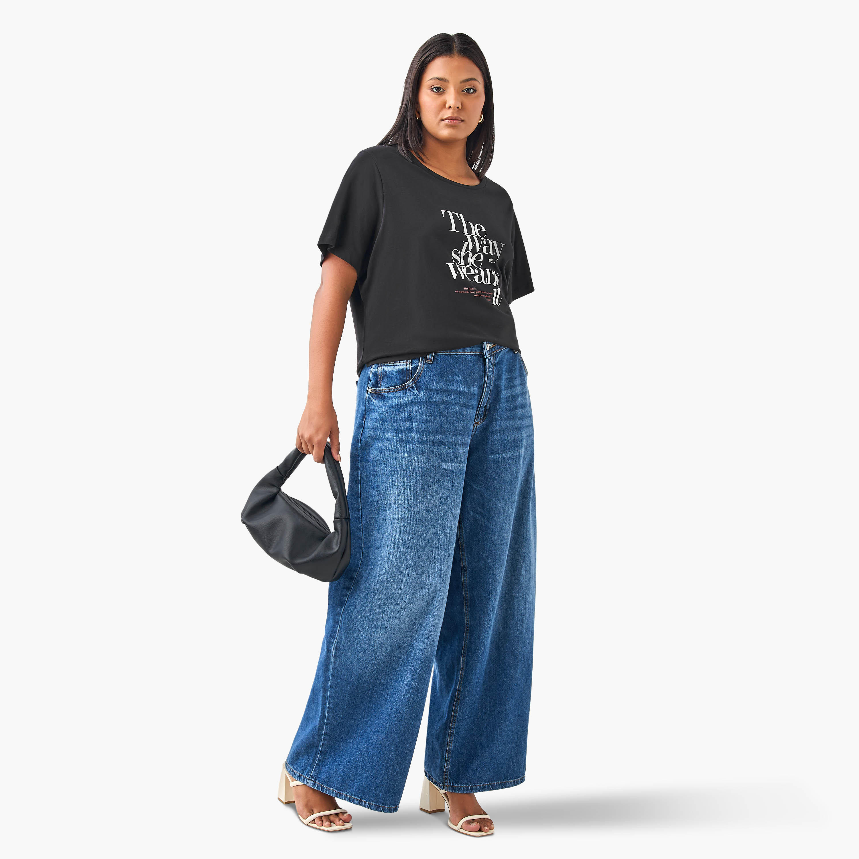 تيشيرت مقاس كبير بطبعات شعار من أولا بوبكين-women-clothing-tshirts-image-4