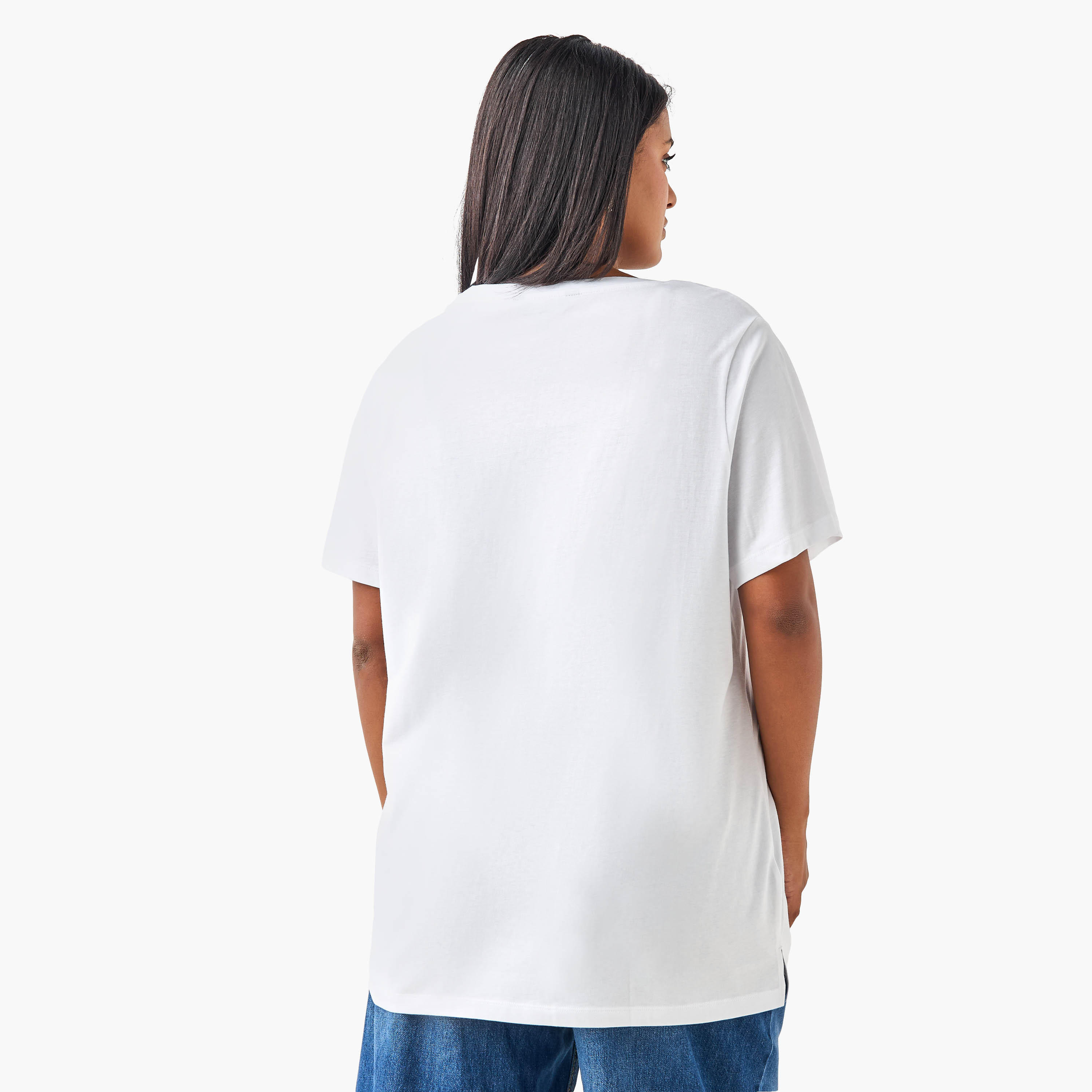 تيشيرت مقاس كبير مزين بالزهور من أولا بوبكين-women-clothing-tshirts-image-3