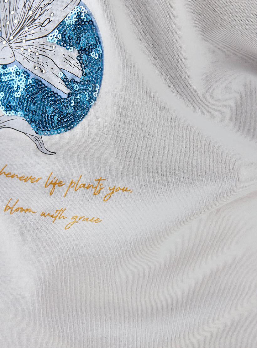 تيشيرت مقاس كبير مزين بالزهور من أولا بوبكين-women-clothing-tshirts-image-1