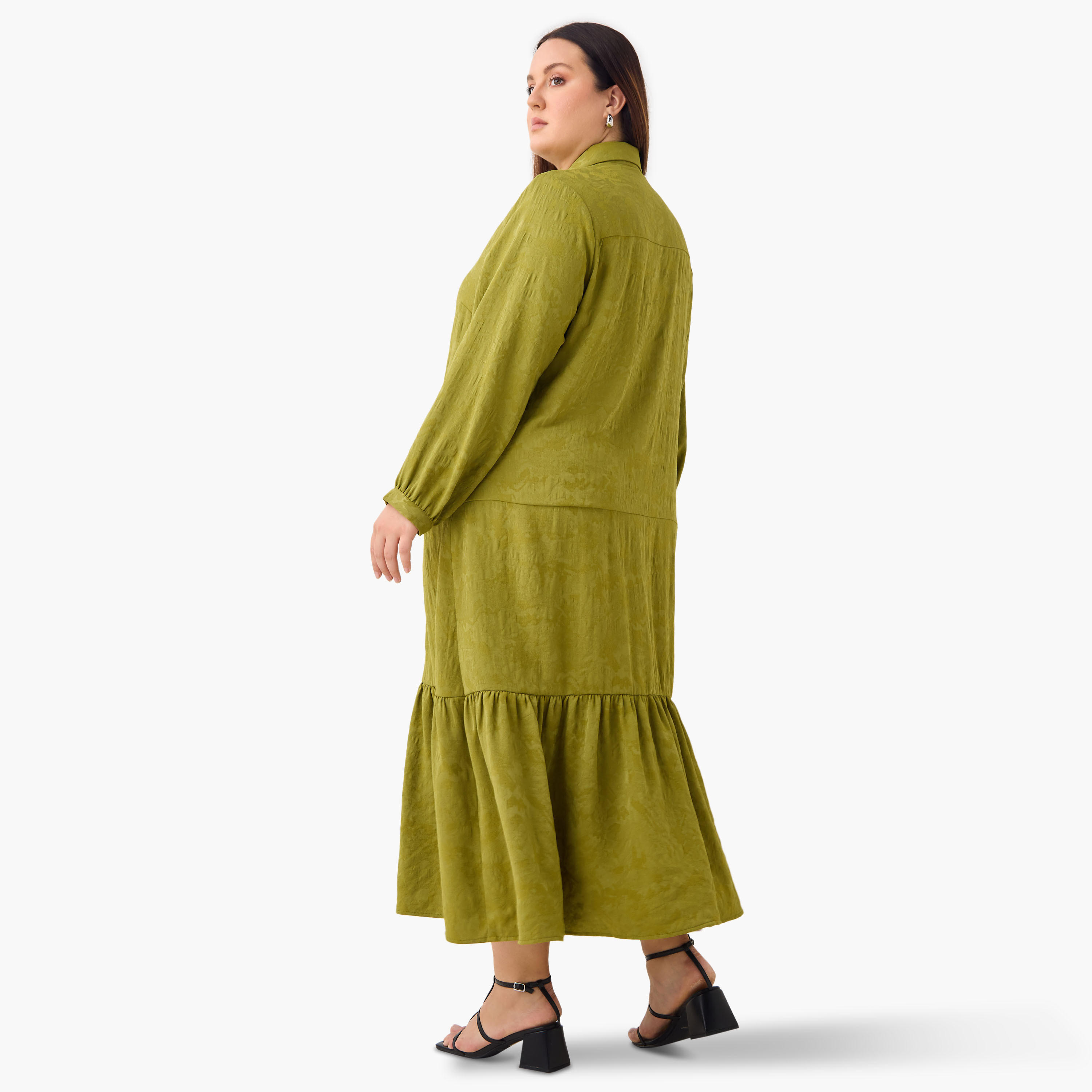 فستان ماكسي جاكار بطبقات مقاس كبير من أولا بوبكين-women-clothing-dresses-image-3