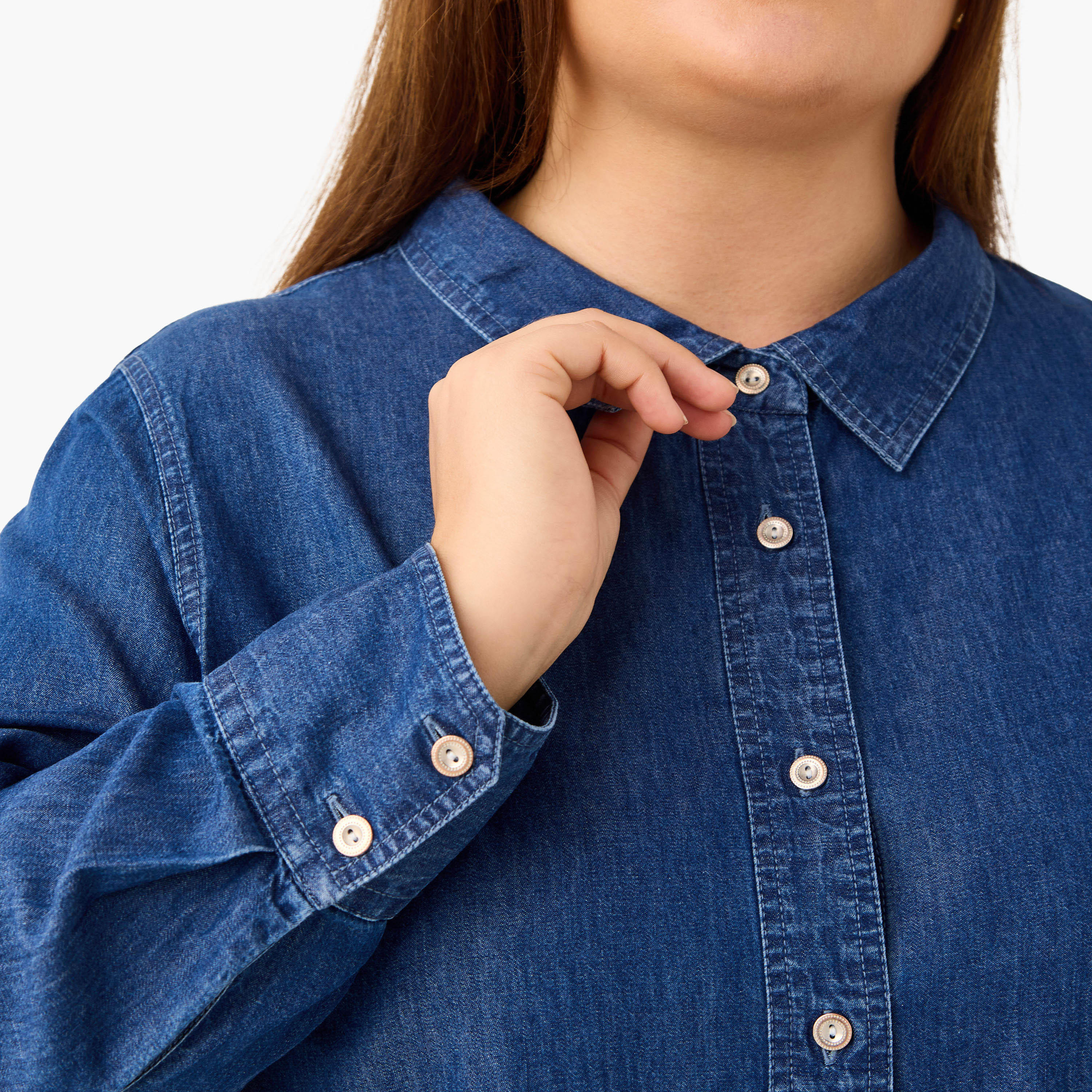 Plus Size Ulla Popken Tencel Cotton Shirt-women-clothing-shirtsandblouses-shirts-image-4