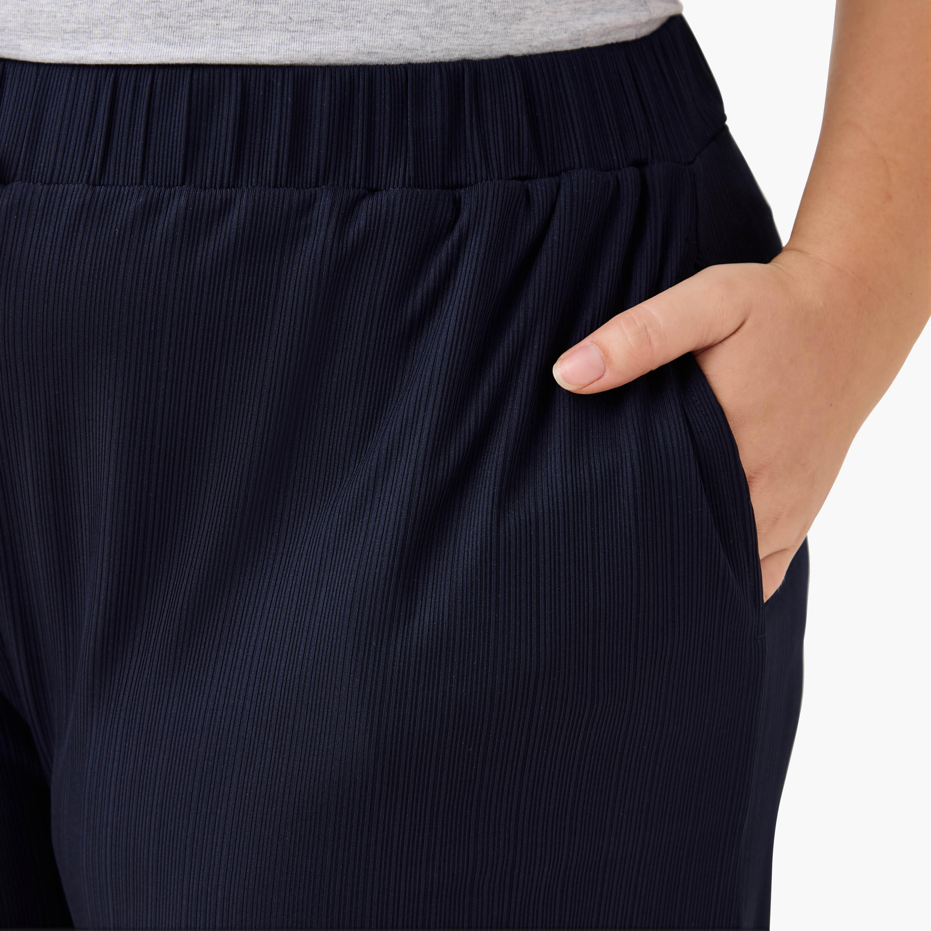بنطلون واسع بكسرات بليسيه وجيوب مقاس كبير من أولا بوبكين-women-clothing-bottoms-trousers-image-4