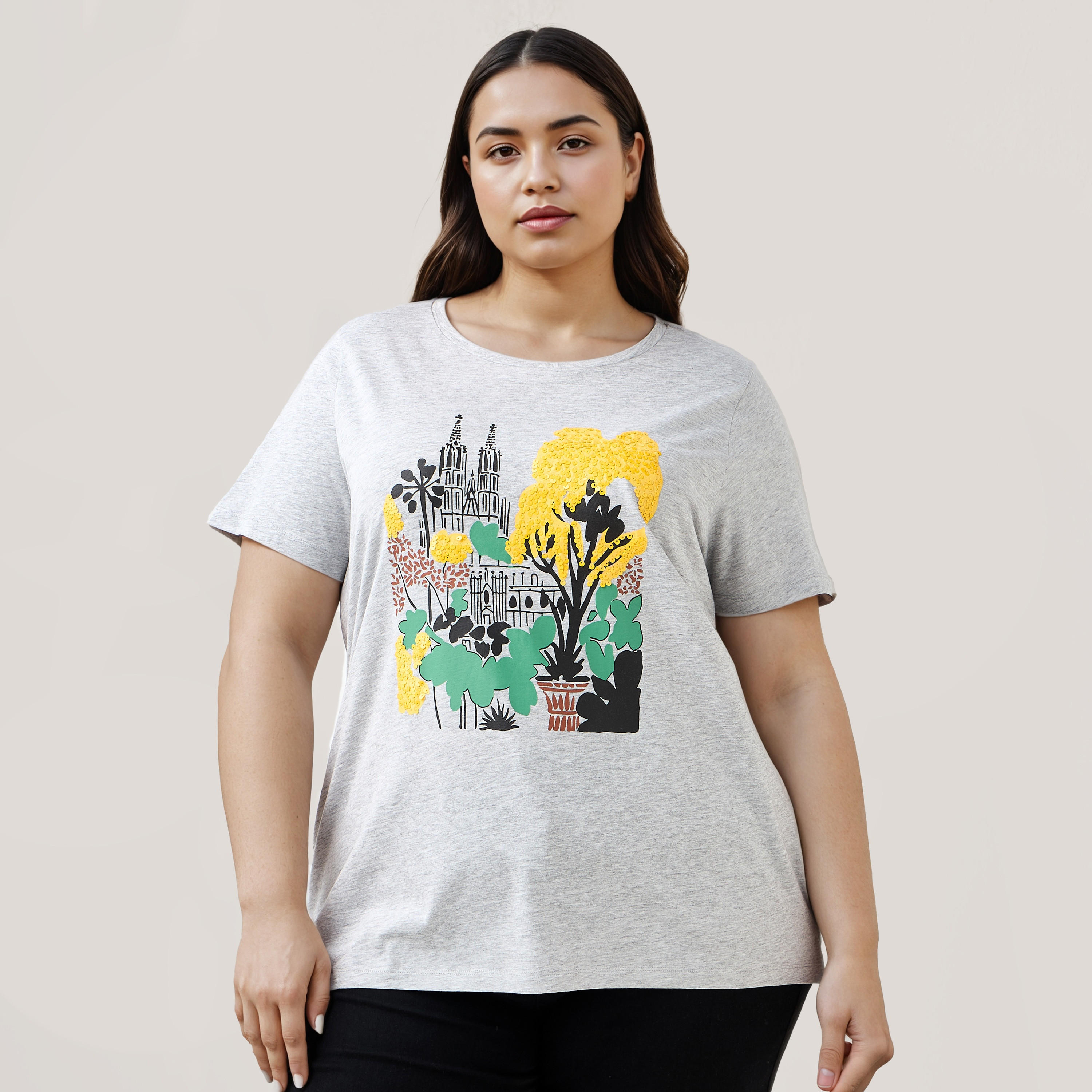 Plus Size Ulla Popken Printed T-shirt-women-clothing-tshirts-image-4