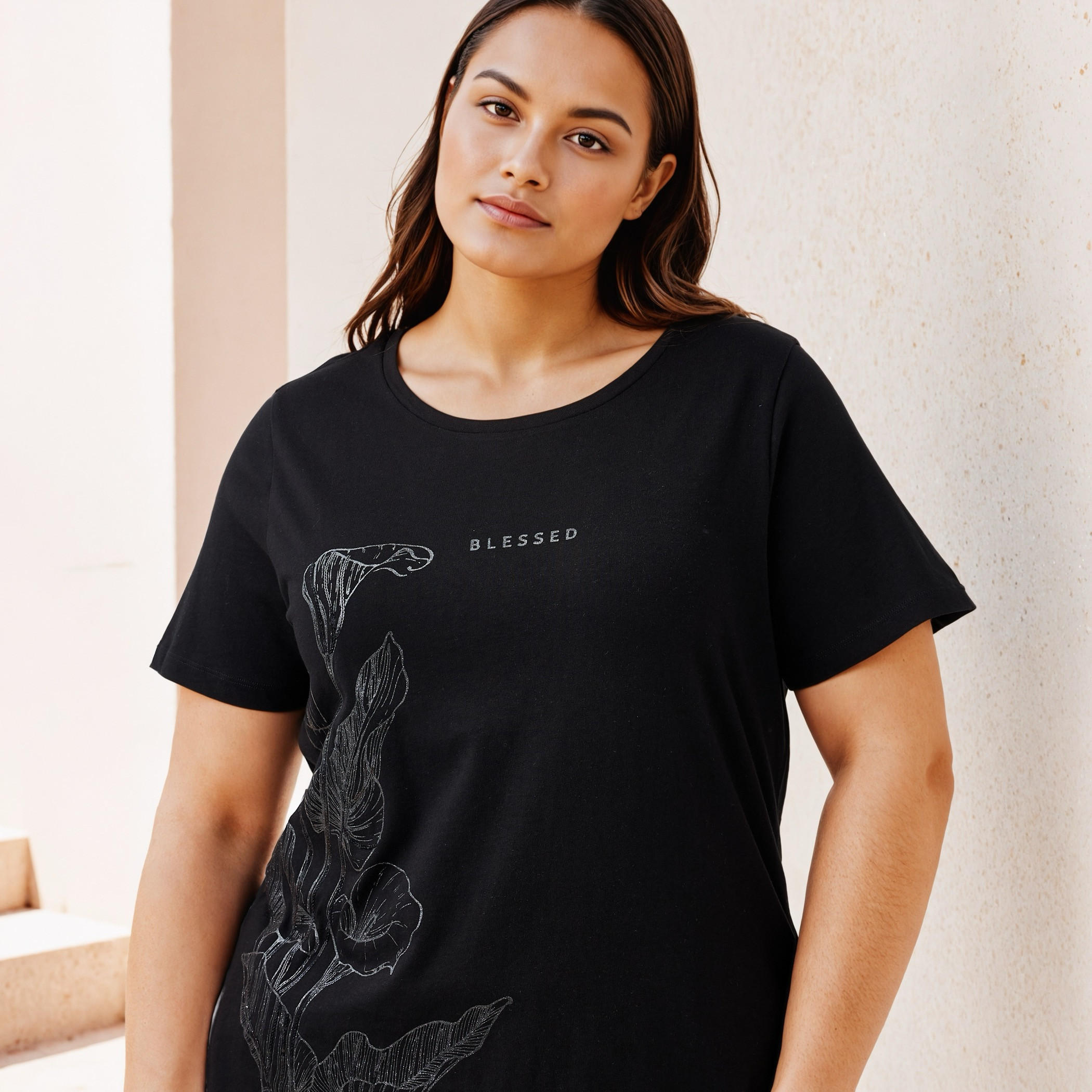 Plus Size Ulla Popken Printed T-shirt-women-clothing-tshirts-image-4