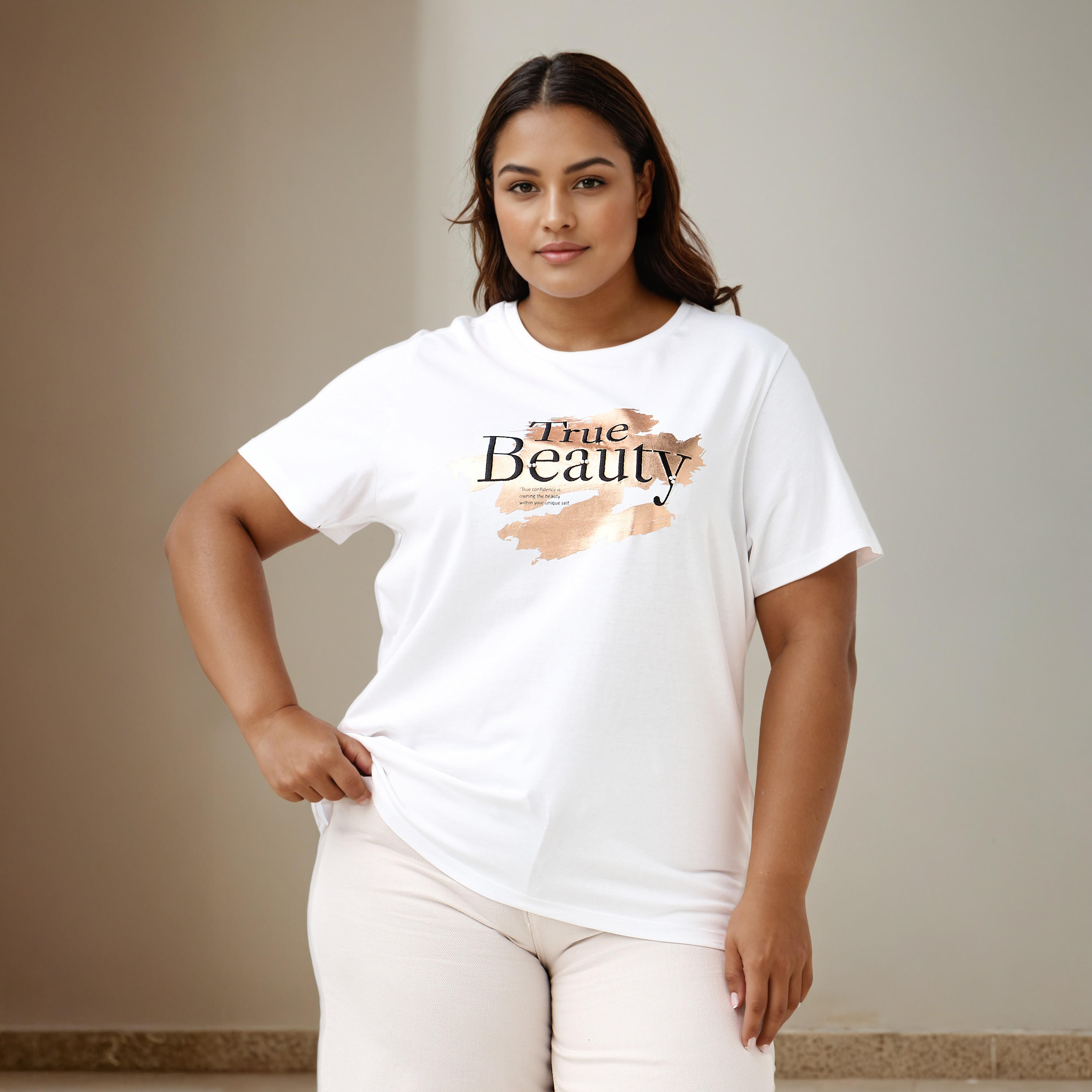 Plus Size Ulla Popken Printed T-shirt-women-clothing-tshirts-image-1