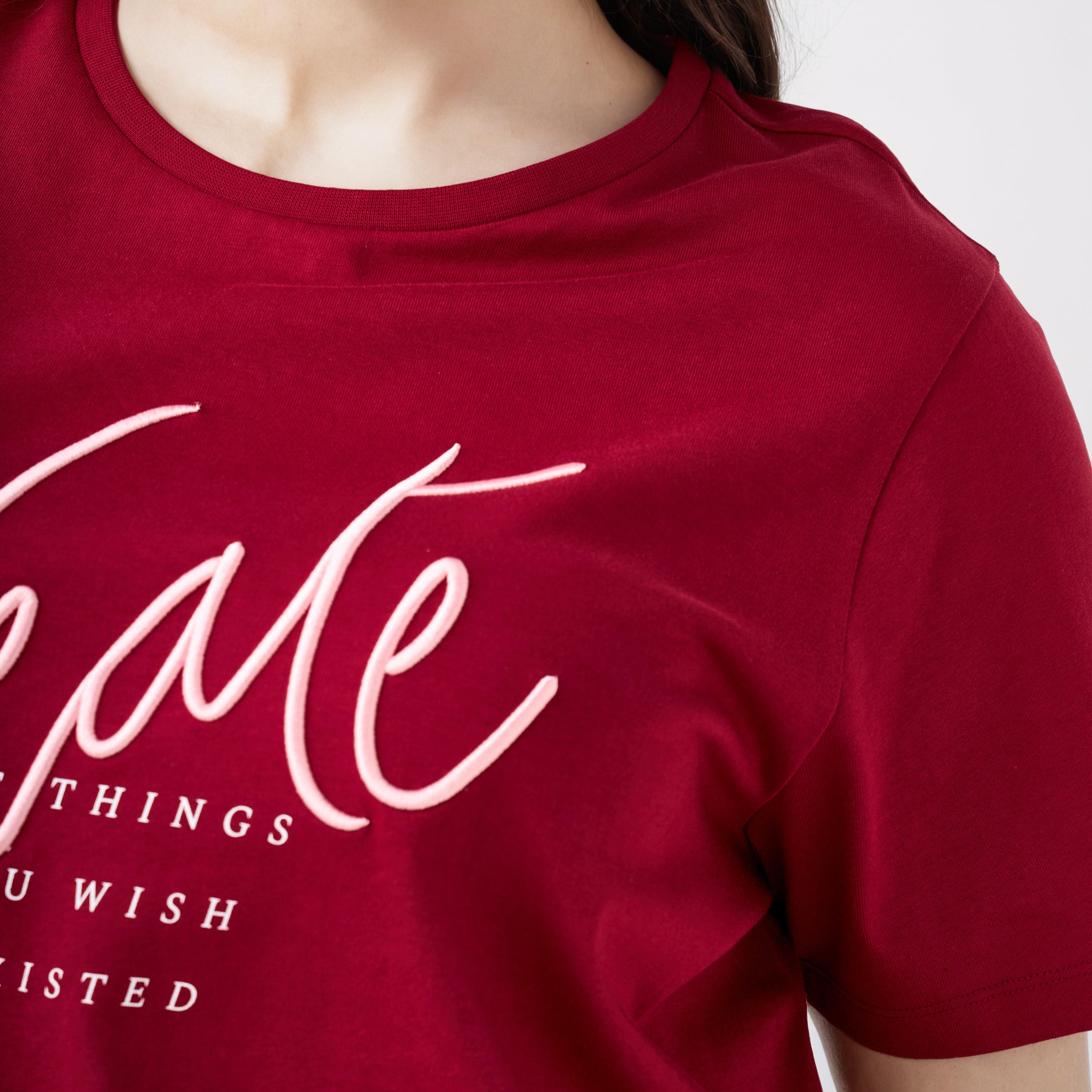 Plus Size Ulla Popken Slogan Print T-shirt-women-clothing-tshirts-image-6