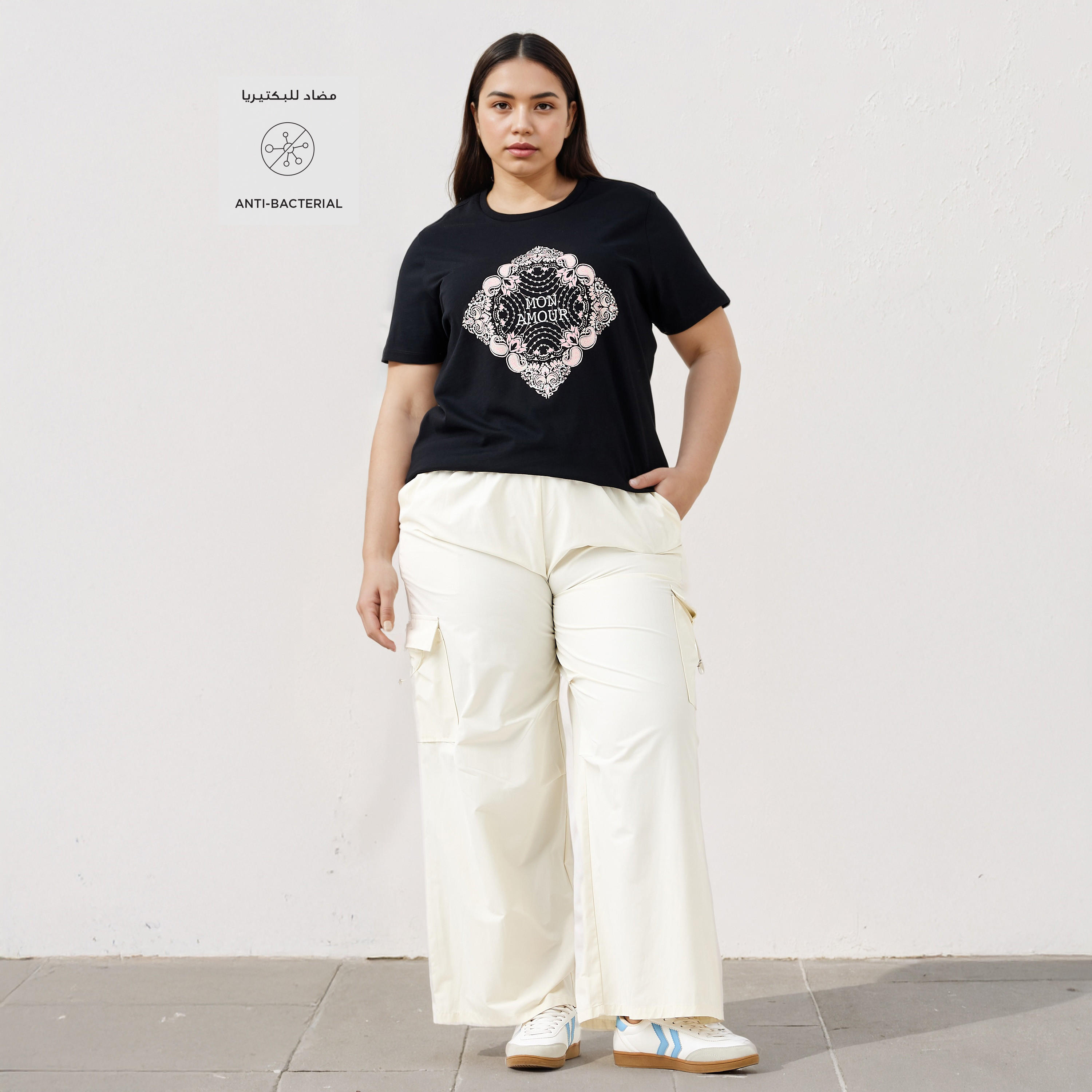 تيشيرت قطن مقاس كبير بطبعات جرافيك من أولا بوبكن-women-clothing-tshirts-image-2