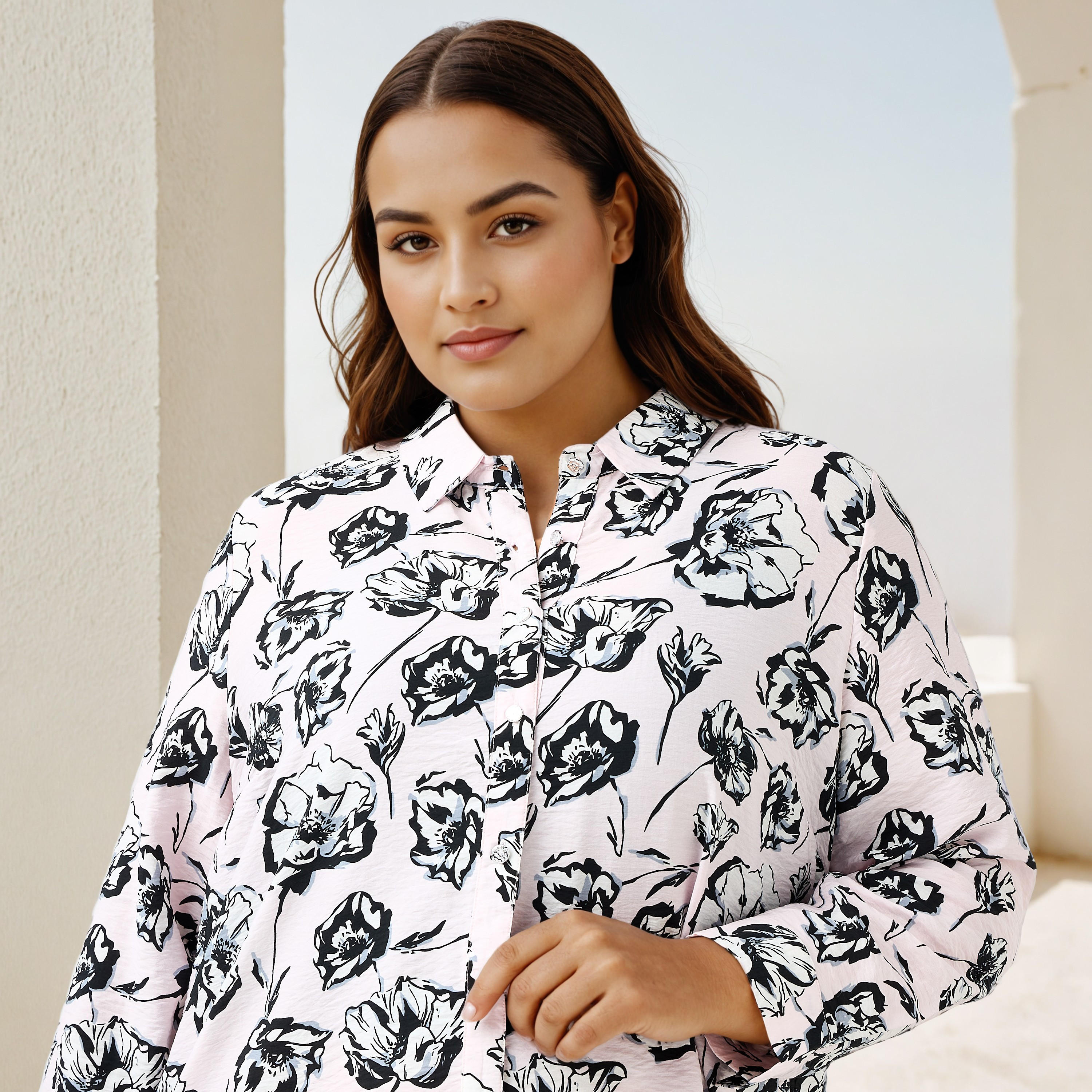 Plus Size Ulla Popken Floral Print Shirt-women-clothing-shirtsandblouses-shirts-image-4