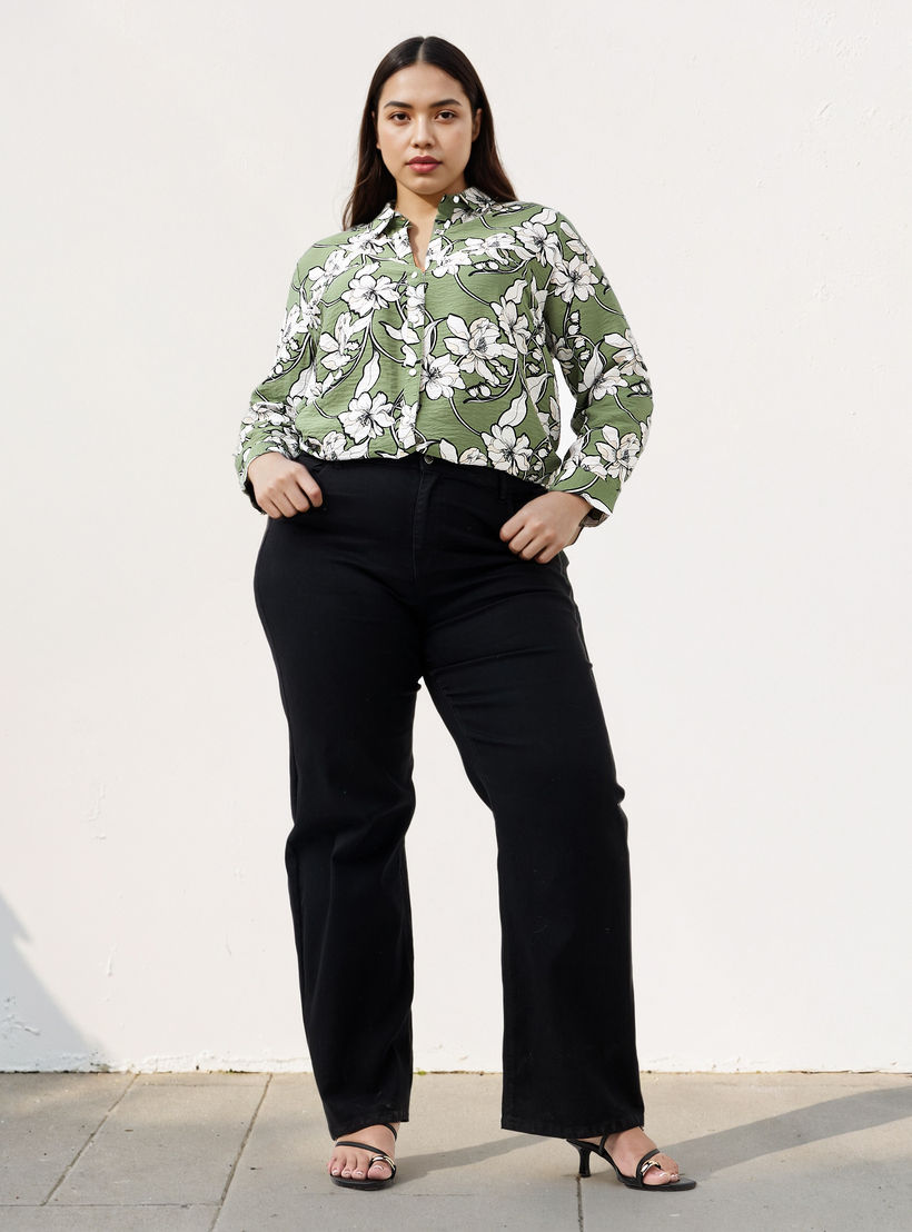 قميص مقاس كبير بطبعات من أولا بوبكن-women-clothing-shirtsandblouses-shirts-image-2