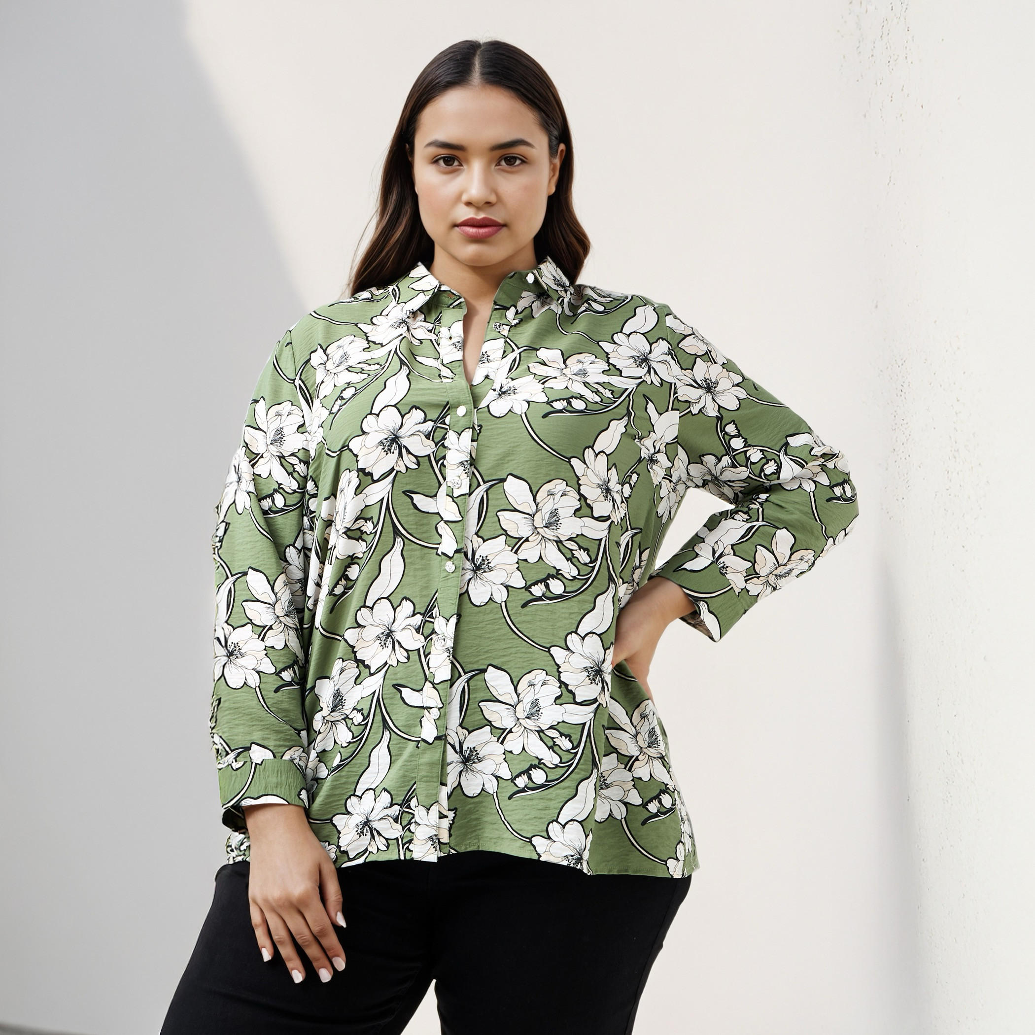 قميص مقاس كبير بطبعات من أولا بوبكن-women-clothing-shirtsandblouses-shirts-image-4