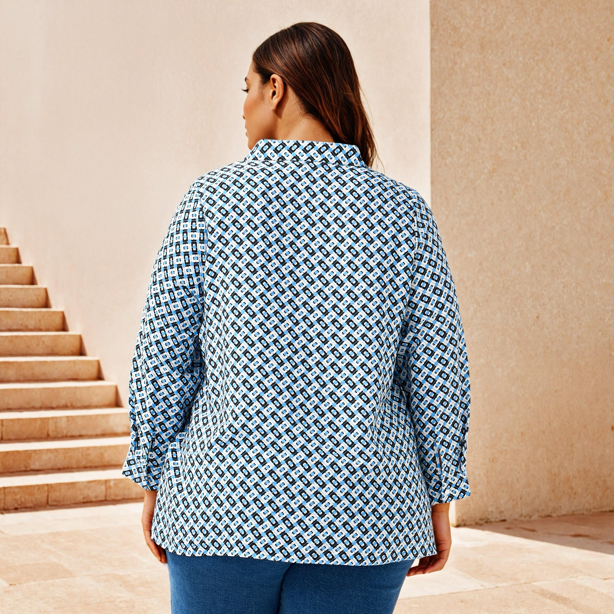 قميص مقاس كبير بطبعات من أولا بوبكن-women-clothing-shirtsandblouses-shirts-image-3