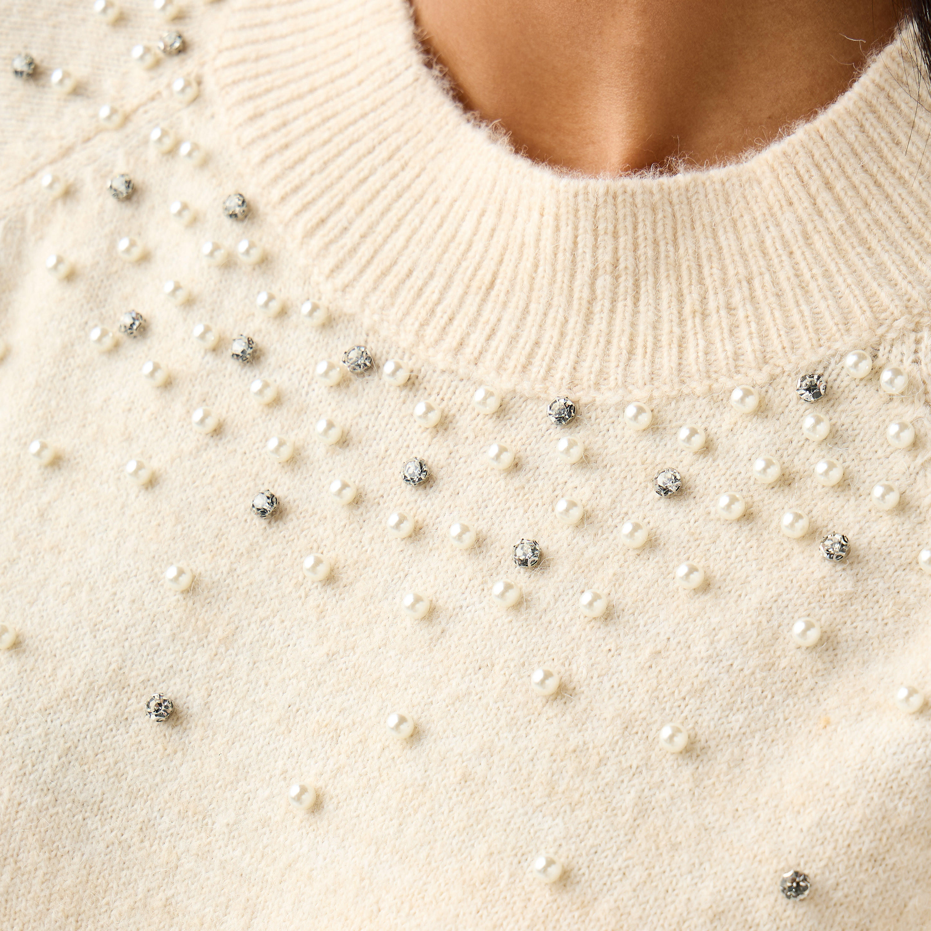 سترة مزينة بقصة عادية وياقة ضيقة من أولا بوبكين-women-clothing-cardigansandjumpers-jumpers-image-3