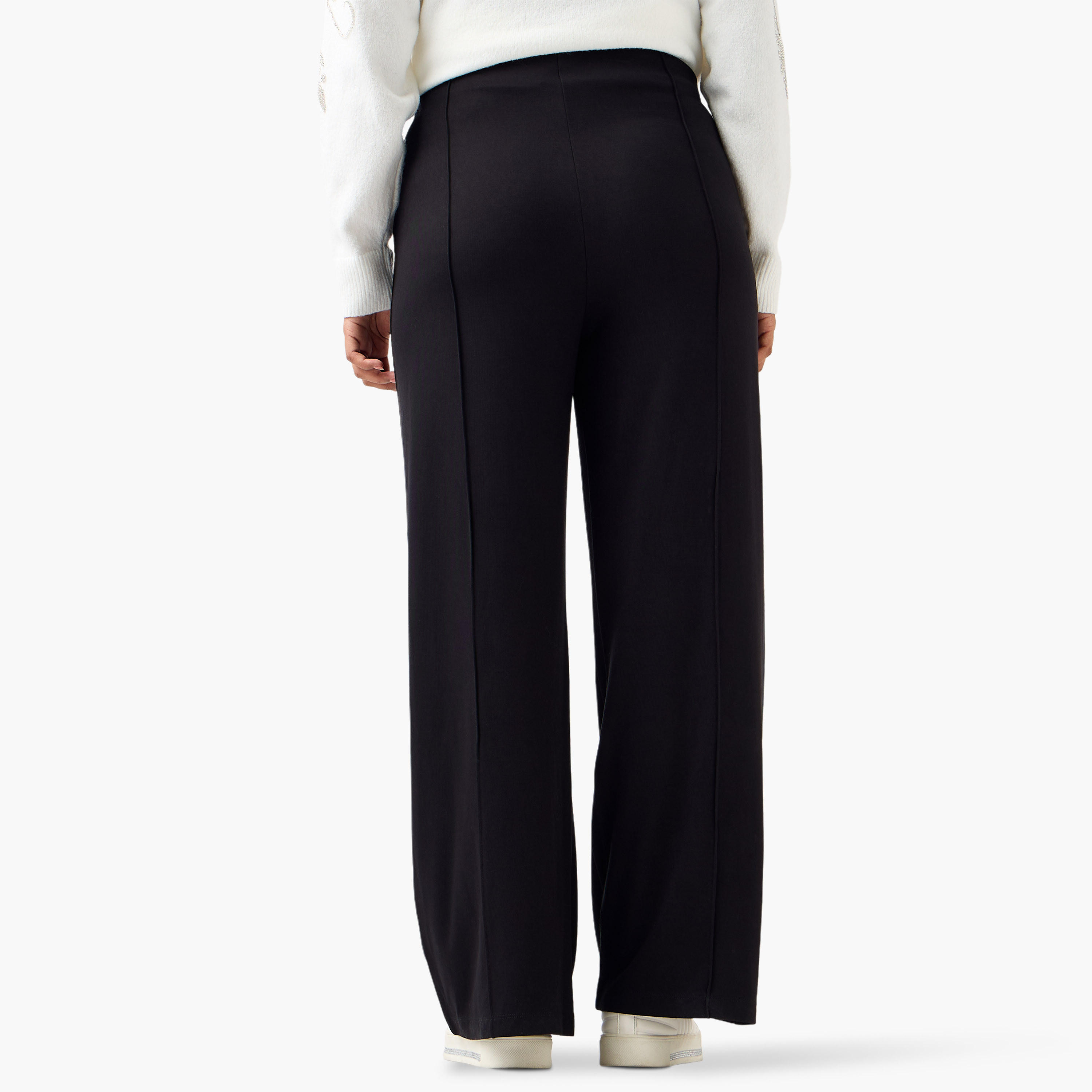 Ulla Popken Pintuck Regular Fit Flexi Waist Trousers-women-clothing-bottoms-trousers-image-3