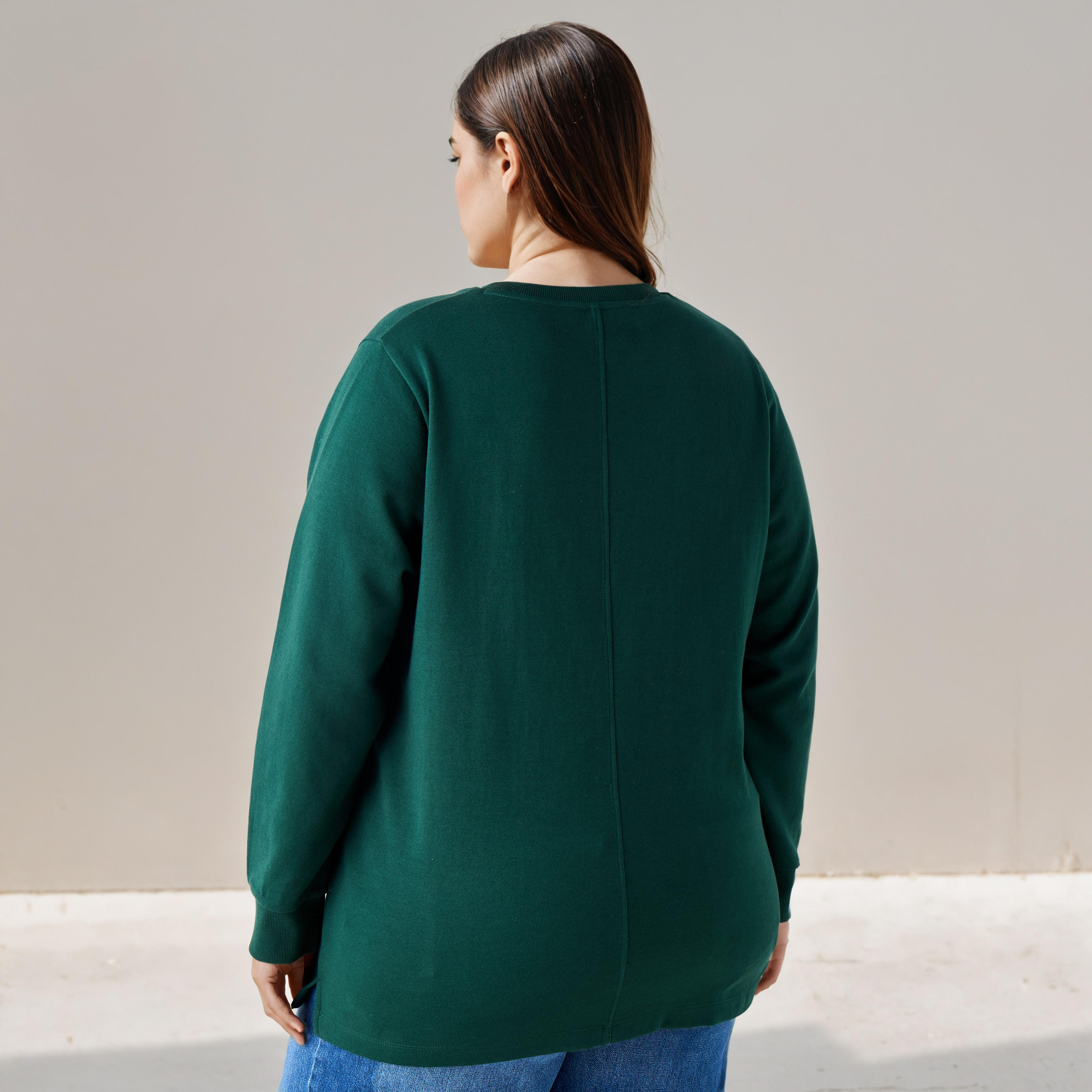 Ulla Popken Sweatshirt with Embellishment-women-winterwear-hoodiesandsweatshirts-sweatshirts-image-3