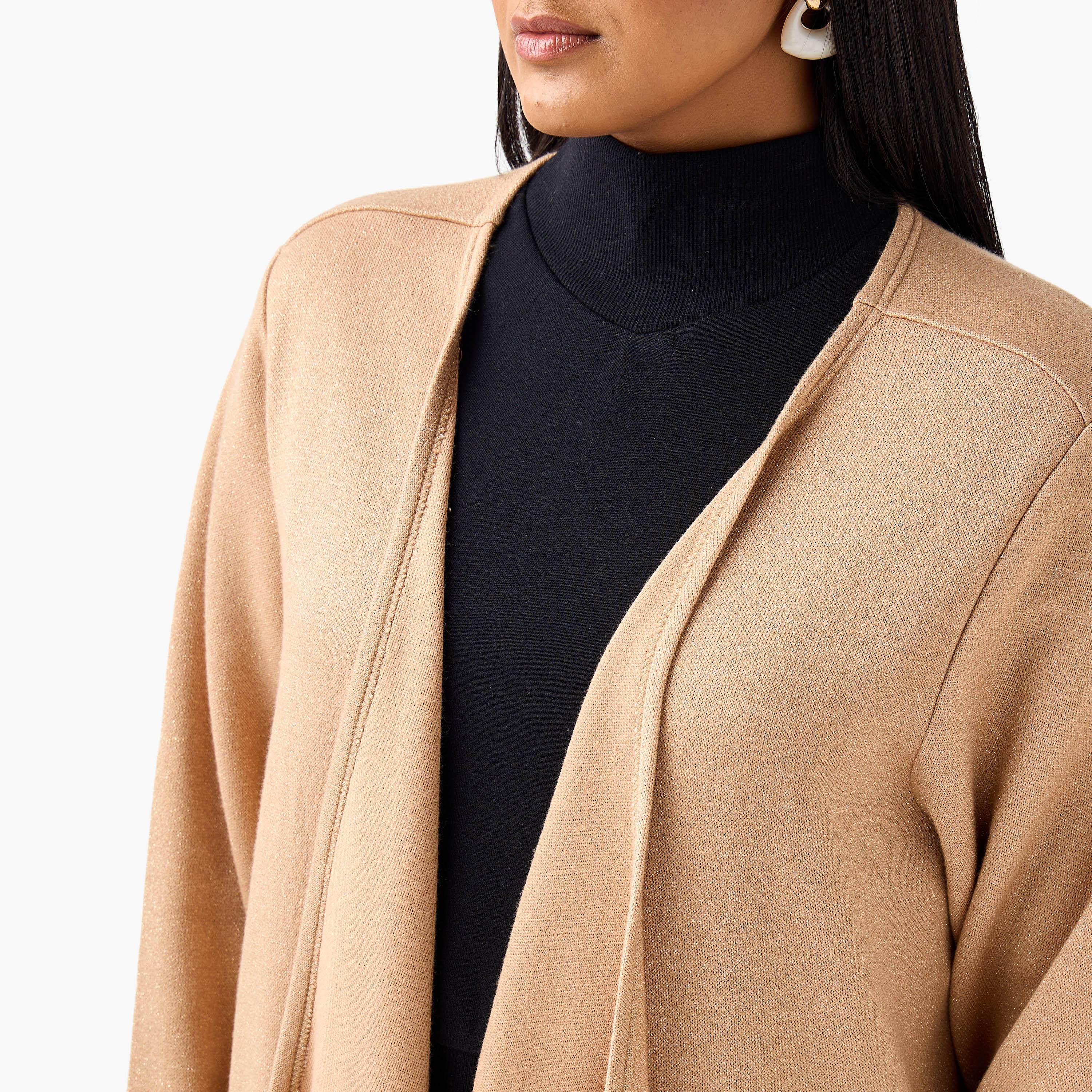 كارديجان طويل بحافة غير متماثلة وقصة مريحة من أولا بوبكين-women-winterwear-cardigansandjumpers-cardigans-image-5