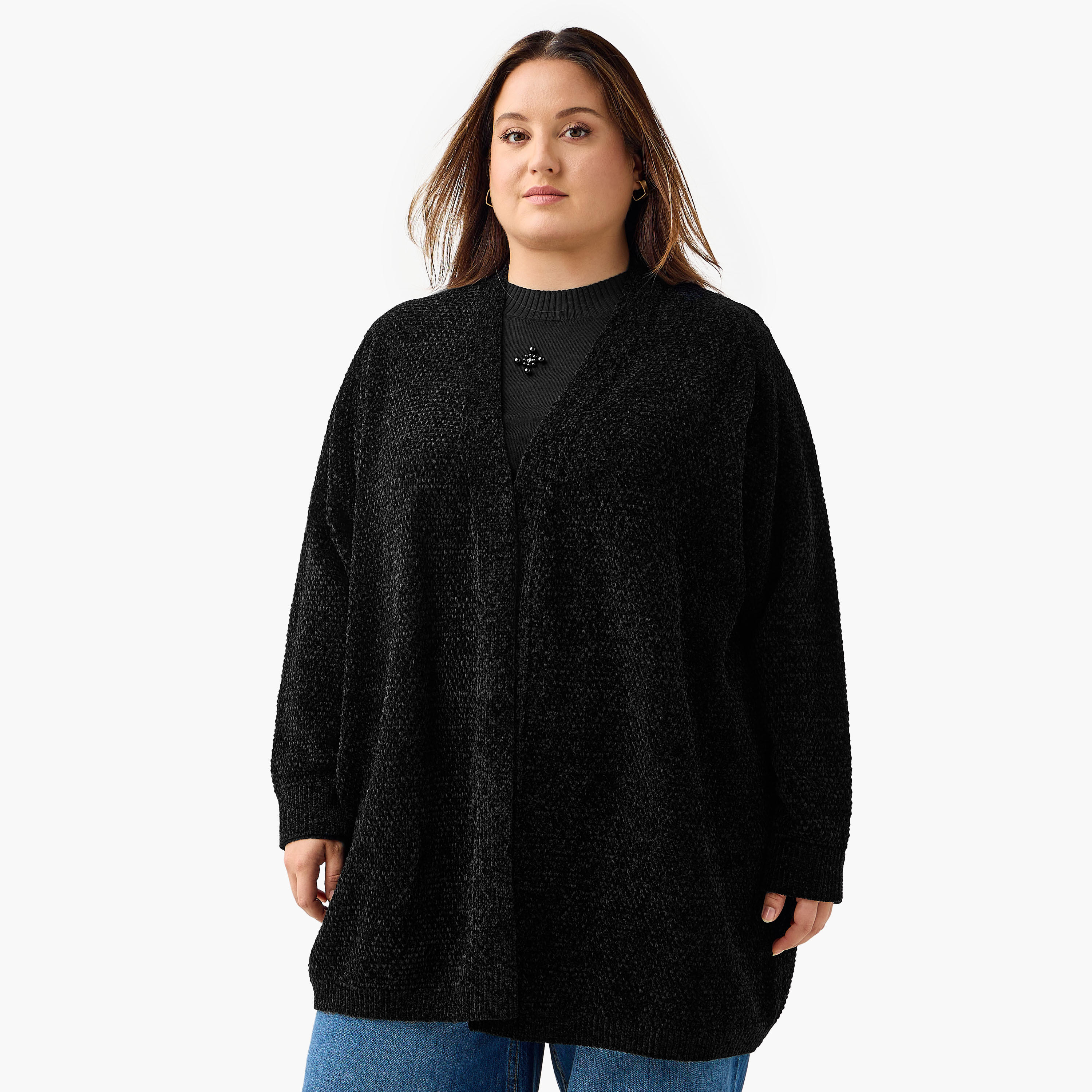 كارديجان محبوك بارز الملمس من أولا بوبكن-women-winterwear-cardigansandjumpers-cardigans-image-5