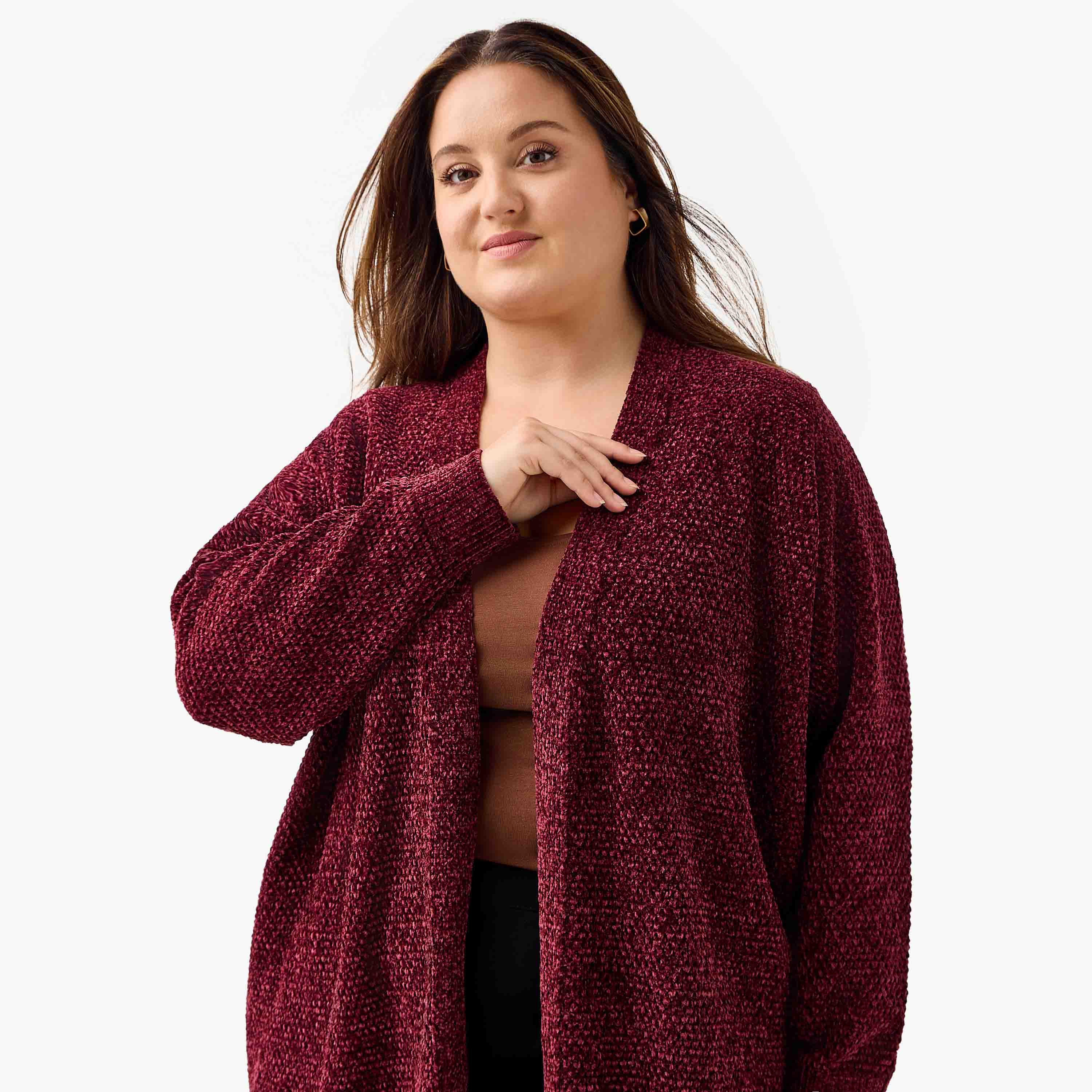 كارديجان محبوك بارز الملمس من أولا بوبكن-women-winterwear-cardigansandjumpers-cardigans-image-4