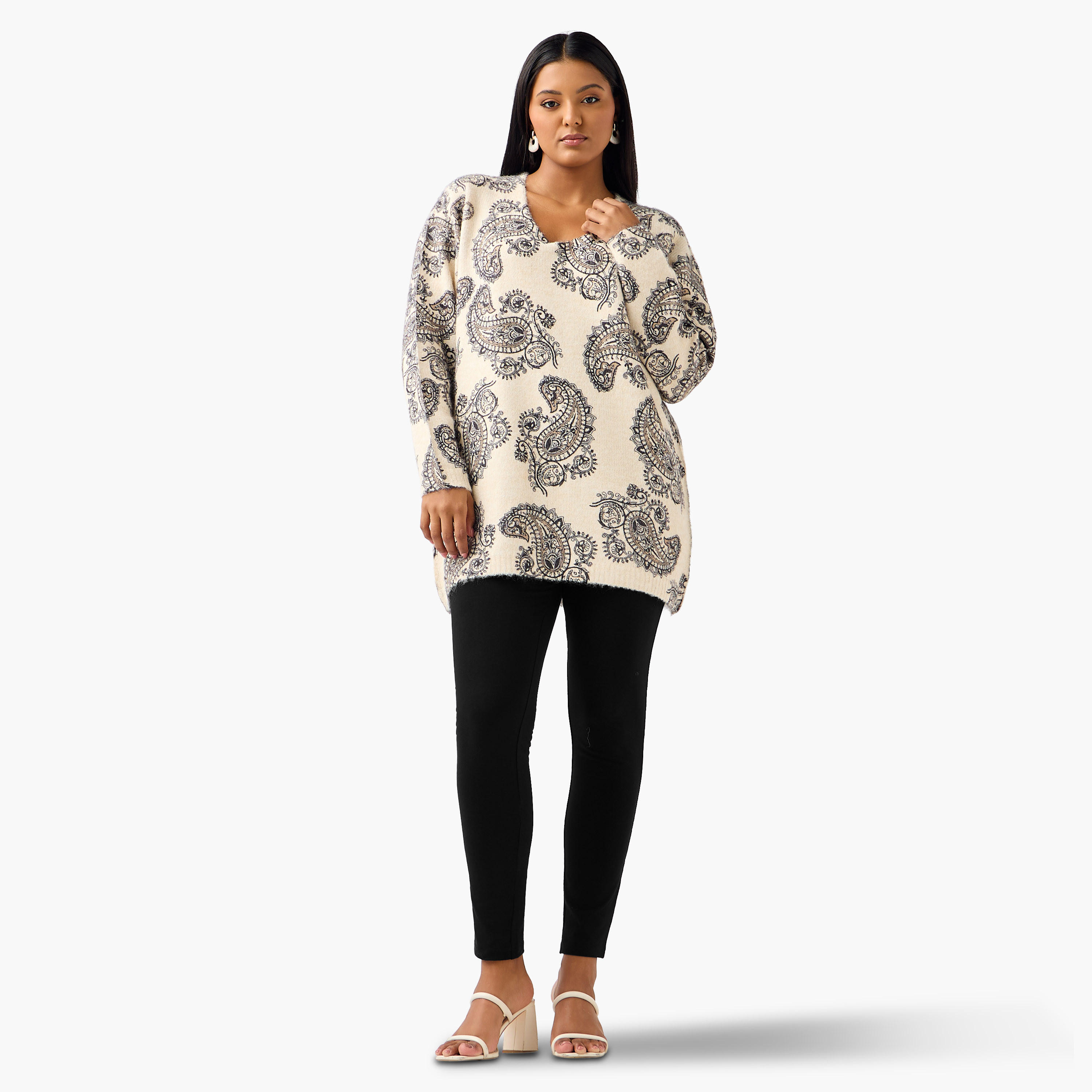 كنزة بياقة على شكل V وطبعات بيزلي من أولا بوبكن-women-clothing-cardigansandjumpers-cardigans-image-3