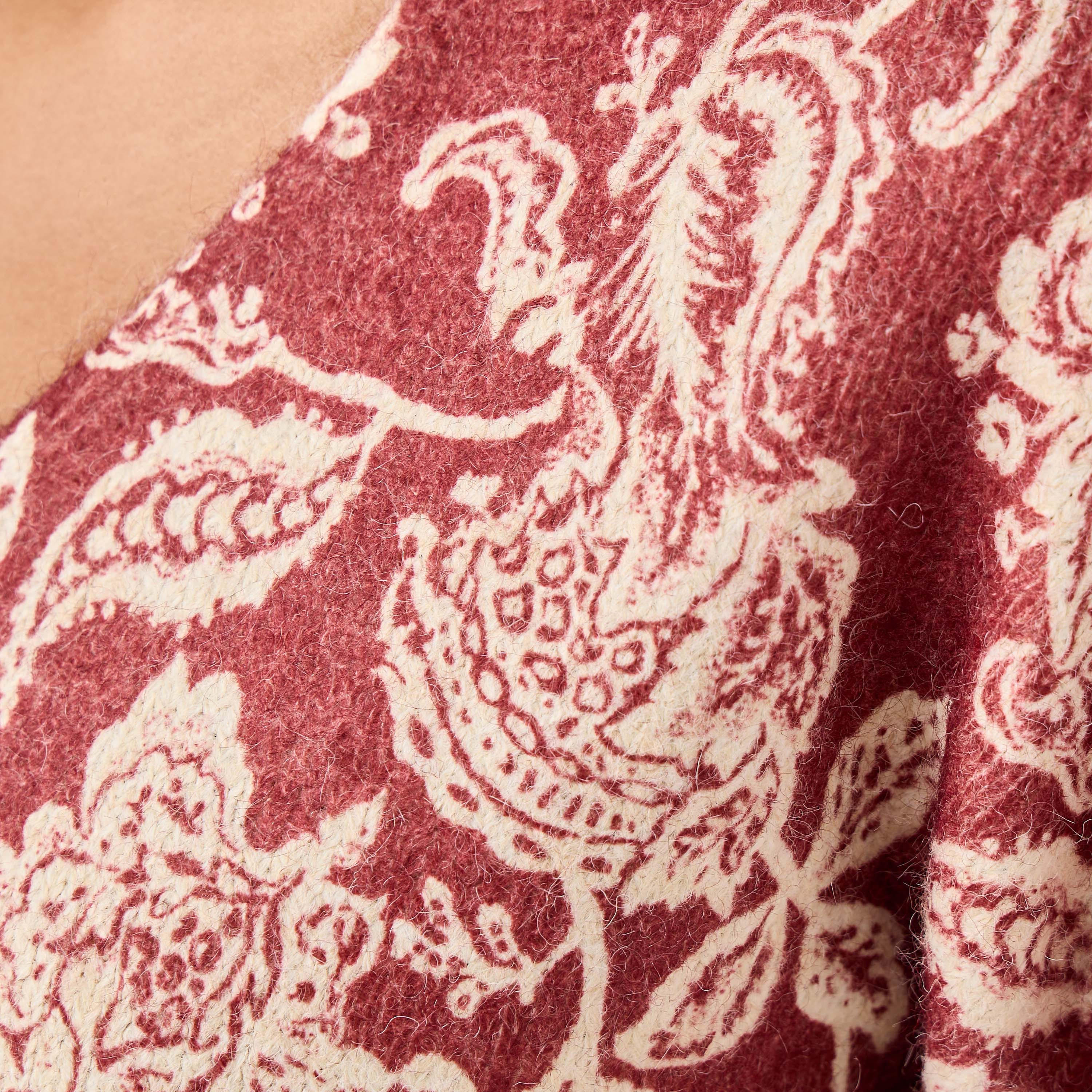Ulla Popken Paisley Print V-neck Sweater-women-clothing-cardigansandjumpers-cardigans-image-2
