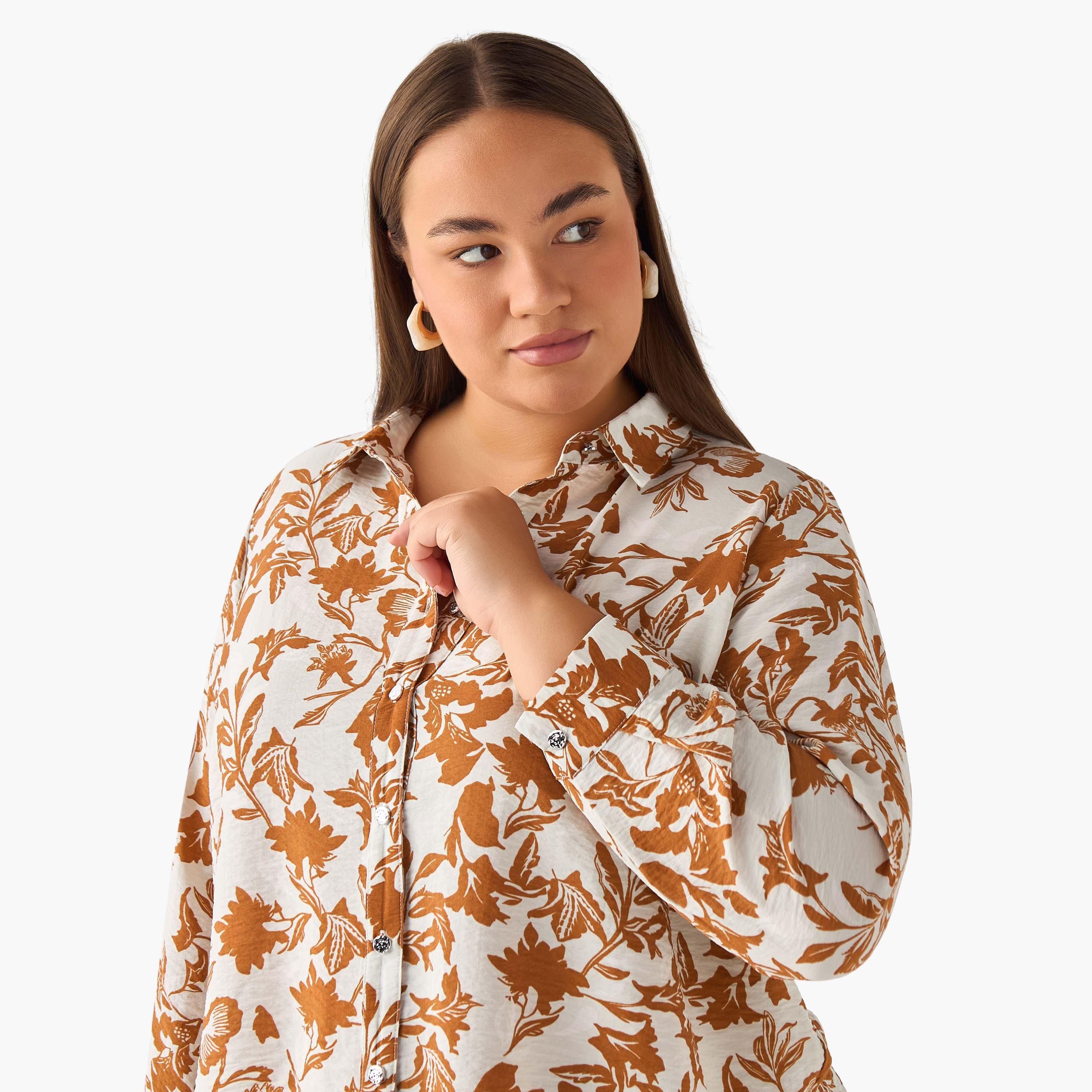 قميص بقصّة عادية فيسكوز بطبعات زهور من أولا بوبكن-women-clothing-shirtsandblouses-shirts-image-4