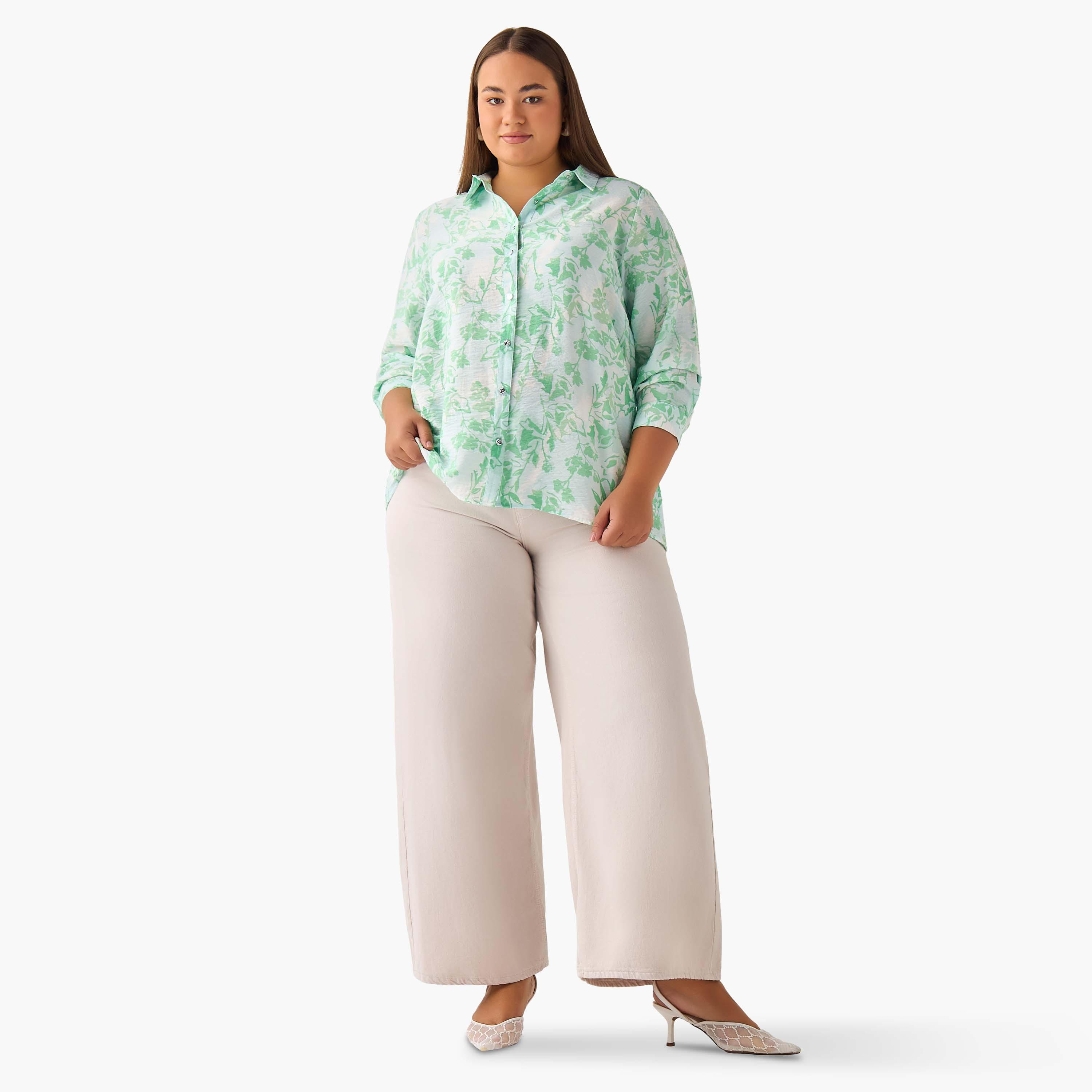 قميص بقصّة عادية فيسكوز بطبعات زهور من أولا بوبكن-women-clothing-shirtsandblouses-shirts-image-4
