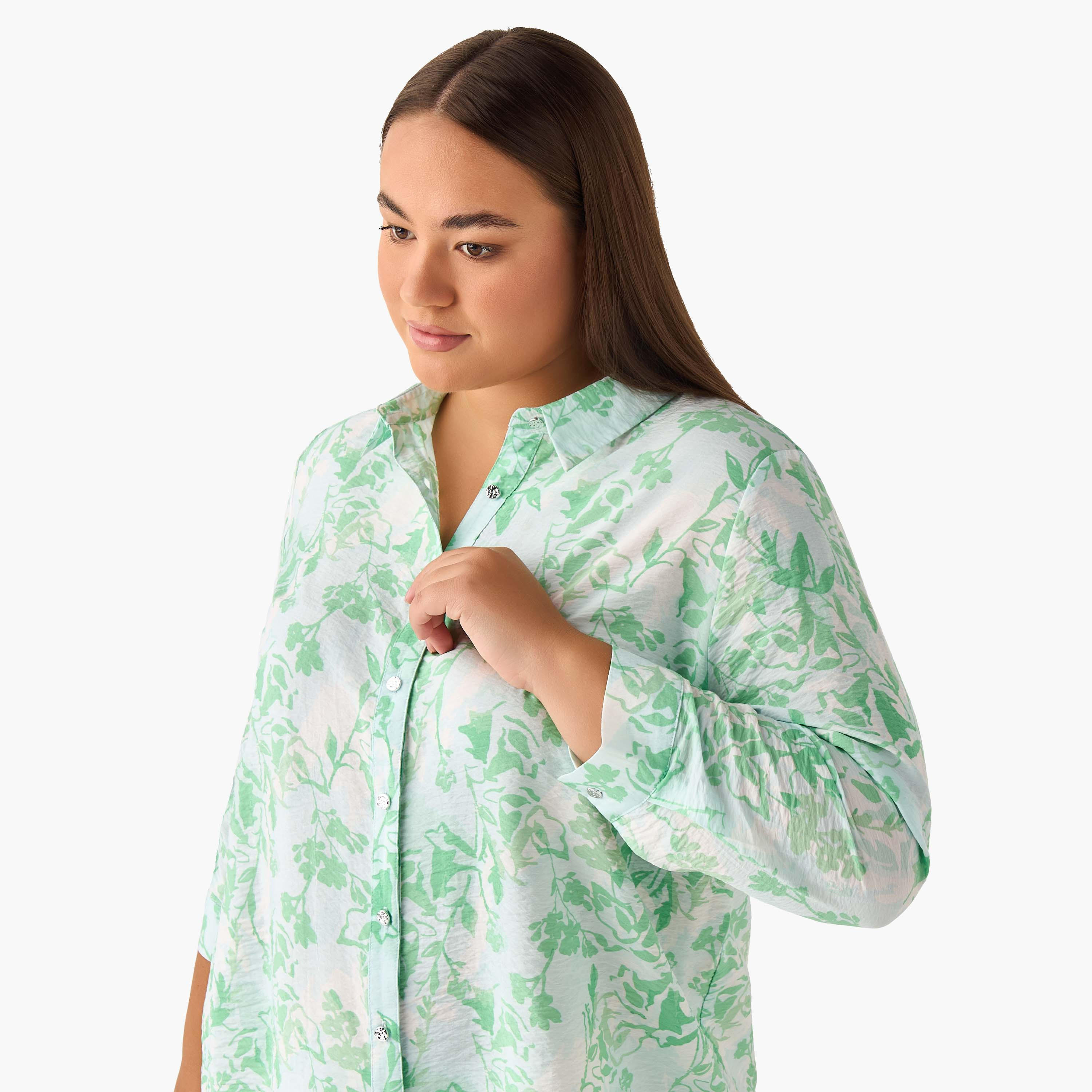 قميص بقصّة عادية فيسكوز بطبعات زهور من أولا بوبكن-women-clothing-shirtsandblouses-shirts-image-3