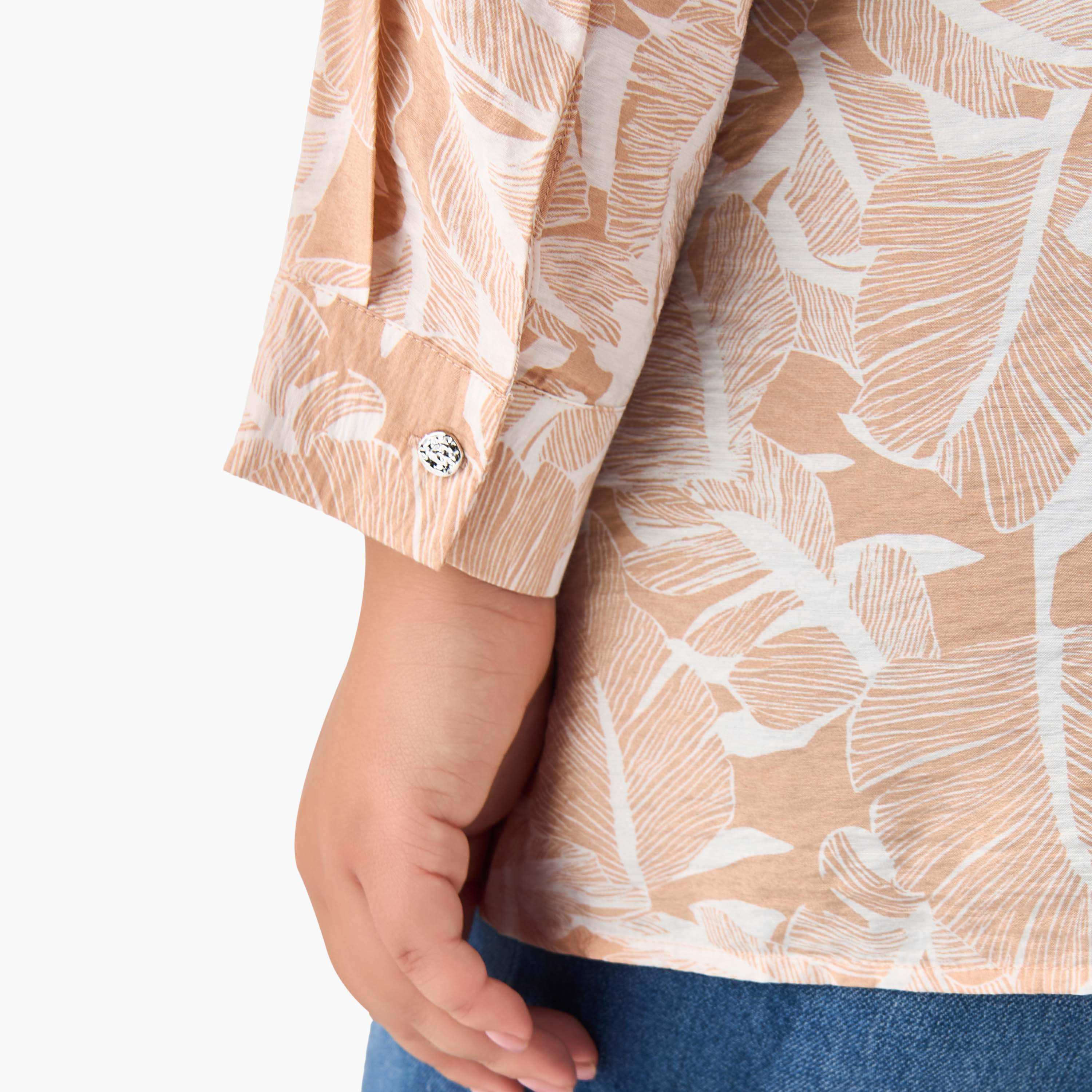 قميص بقصّة عادية فيسكوز بطبعات زهور من أولا بوبكن-women-clothing-shirtsandblouses-shirts-image-1