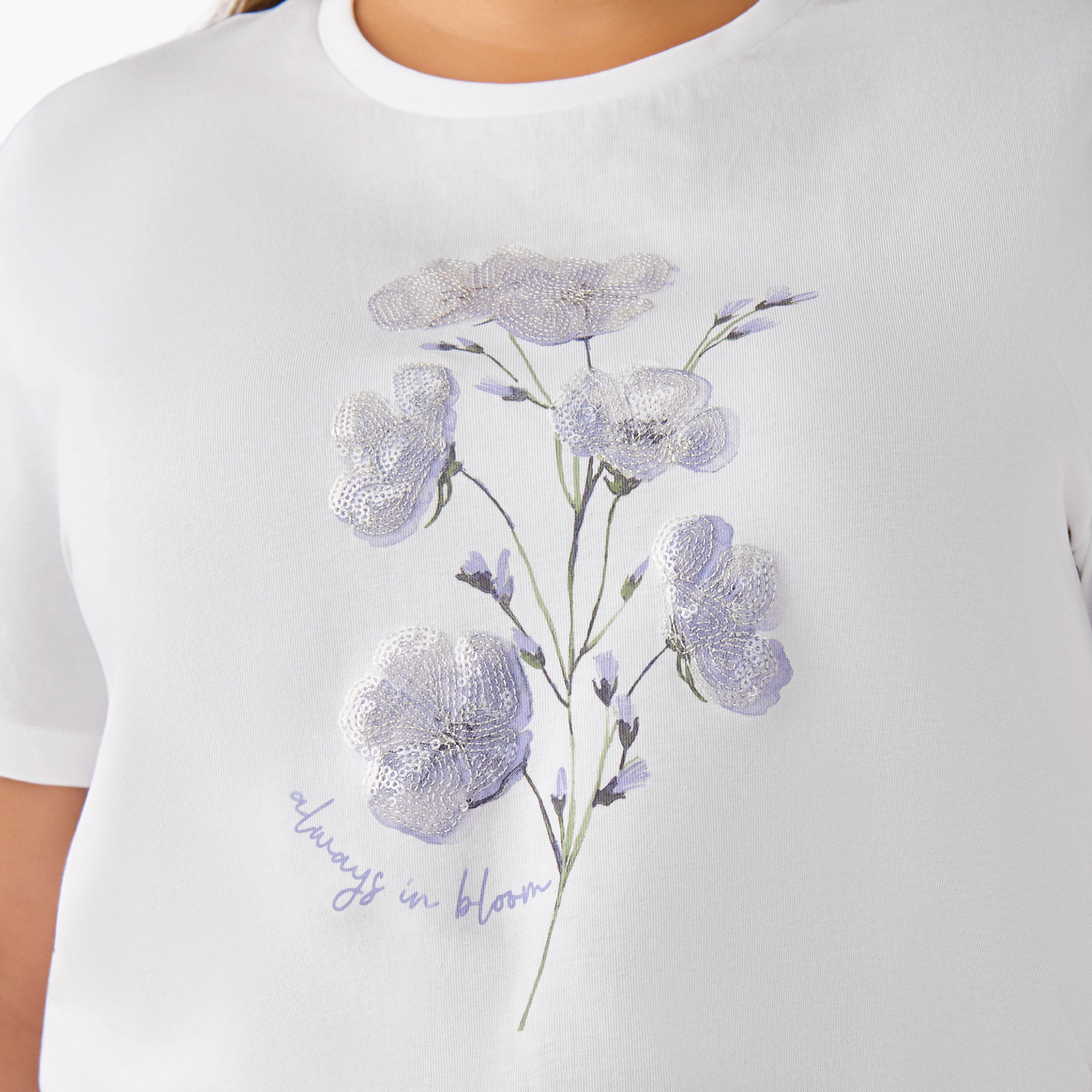 تيشيرت قطن بزهور ترتر من أولا بوبكين-women-clothing-tshirts-image-1