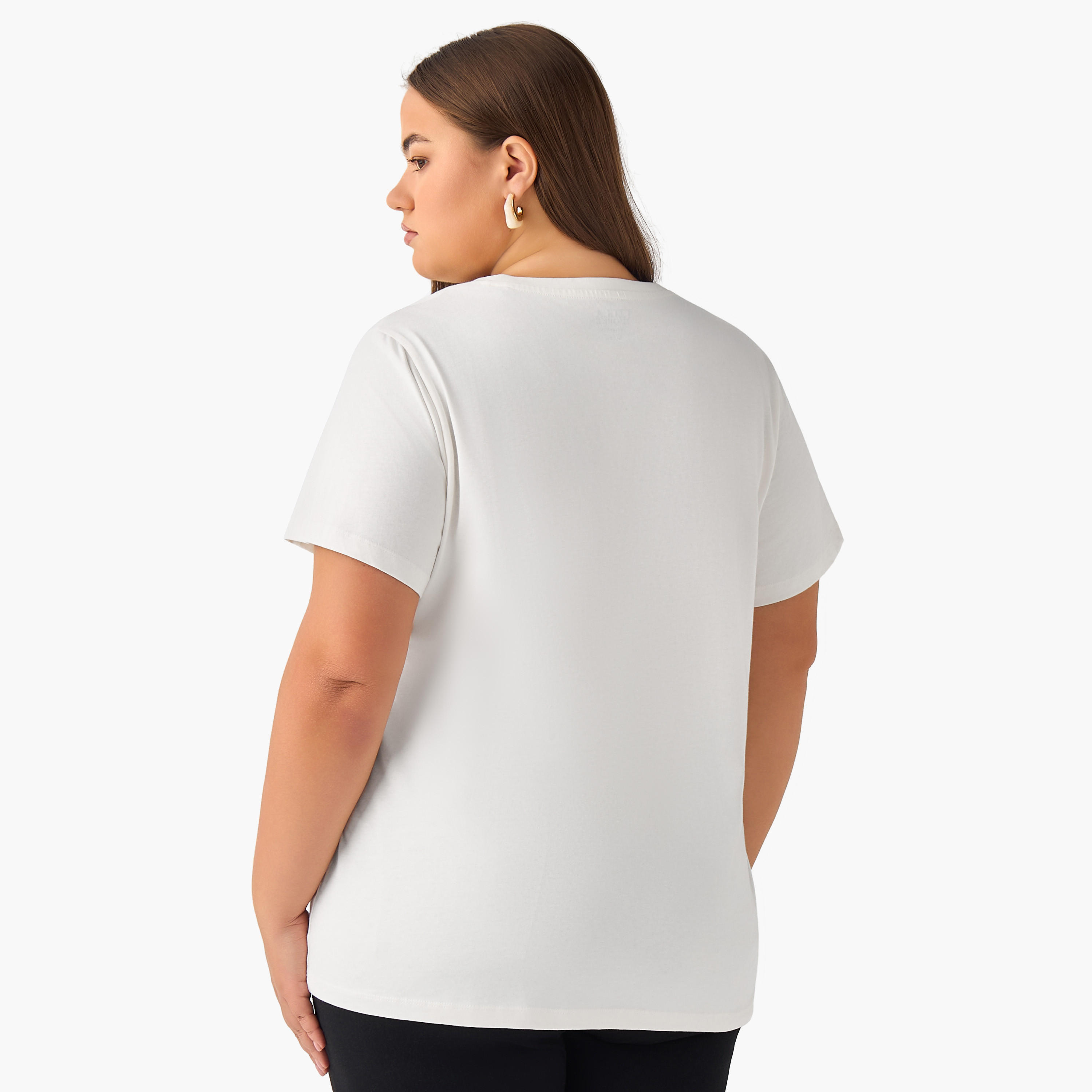 Ulla Popken Relaxed Fit Cotton T-shirt with Graphic Print-women-clothing-tshirts-image-3