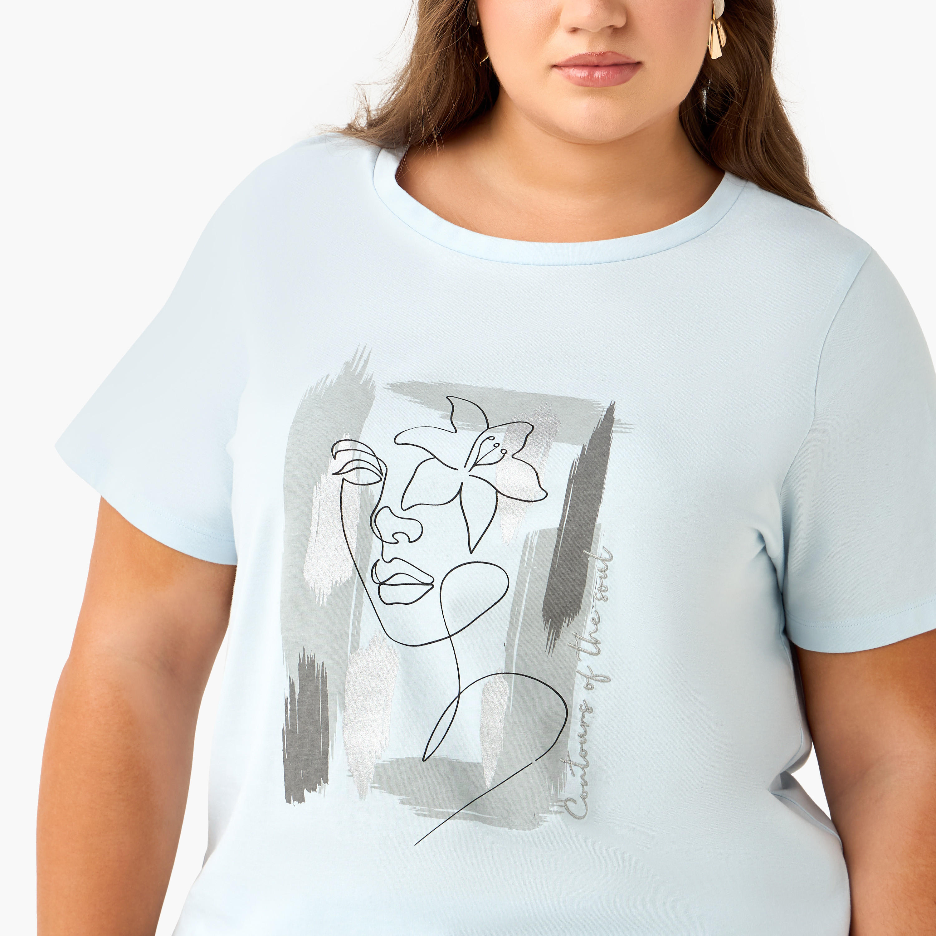تيشيرت بقصة مريحة وطبعات من أولا بوبكين-women-clothing-tshirts-image-2