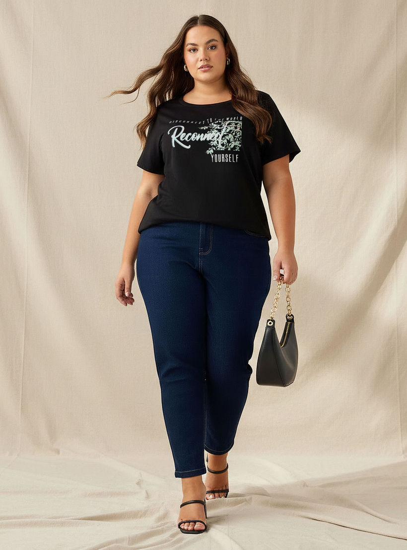تيشيرت بقصة مريحة وطبعات جرافيك من أولا بوبكين-women-clothing-tshirts-image-2