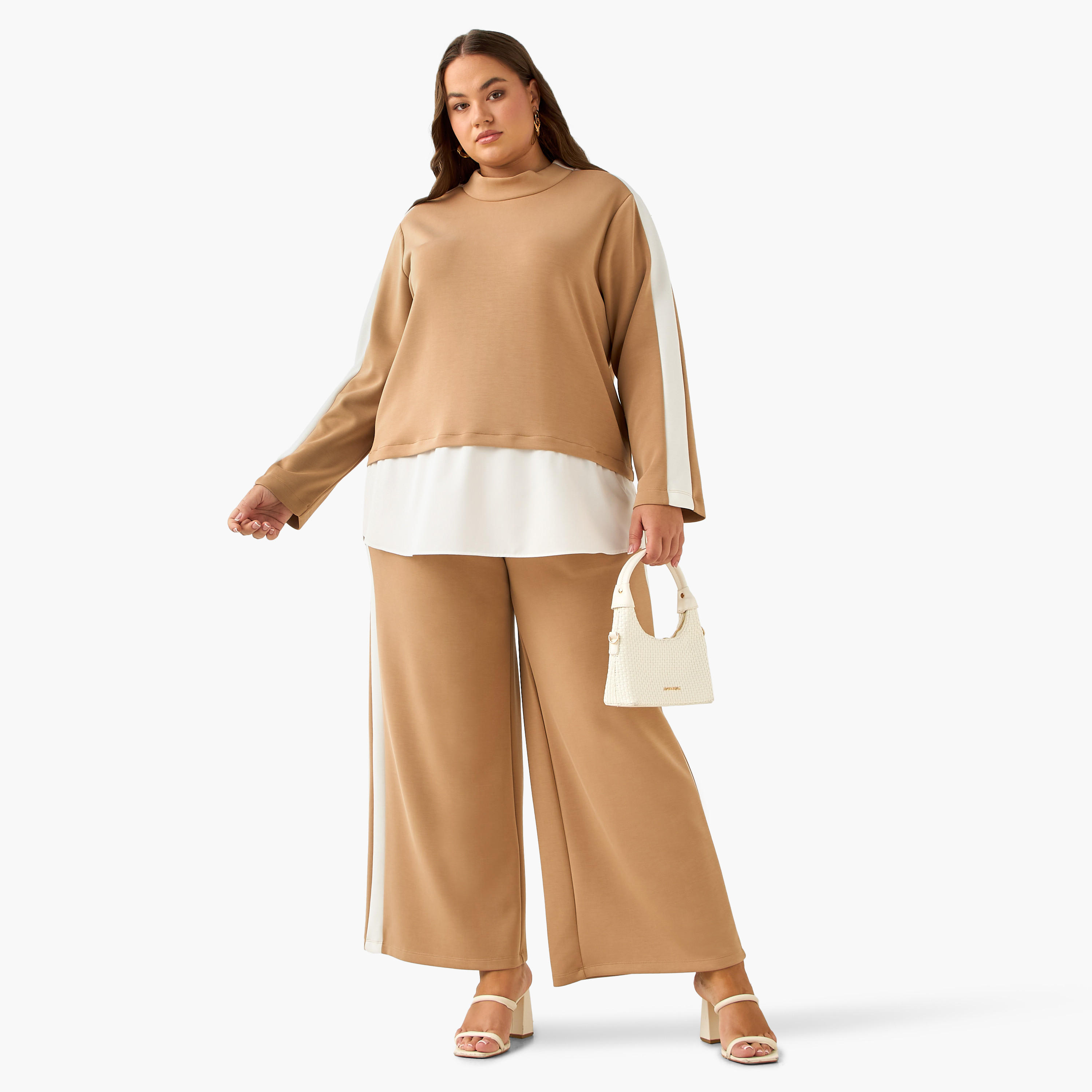 سويت شيرت بقوالب ملونة من أولا بوبكين-women-clothing-coordsets-image-4