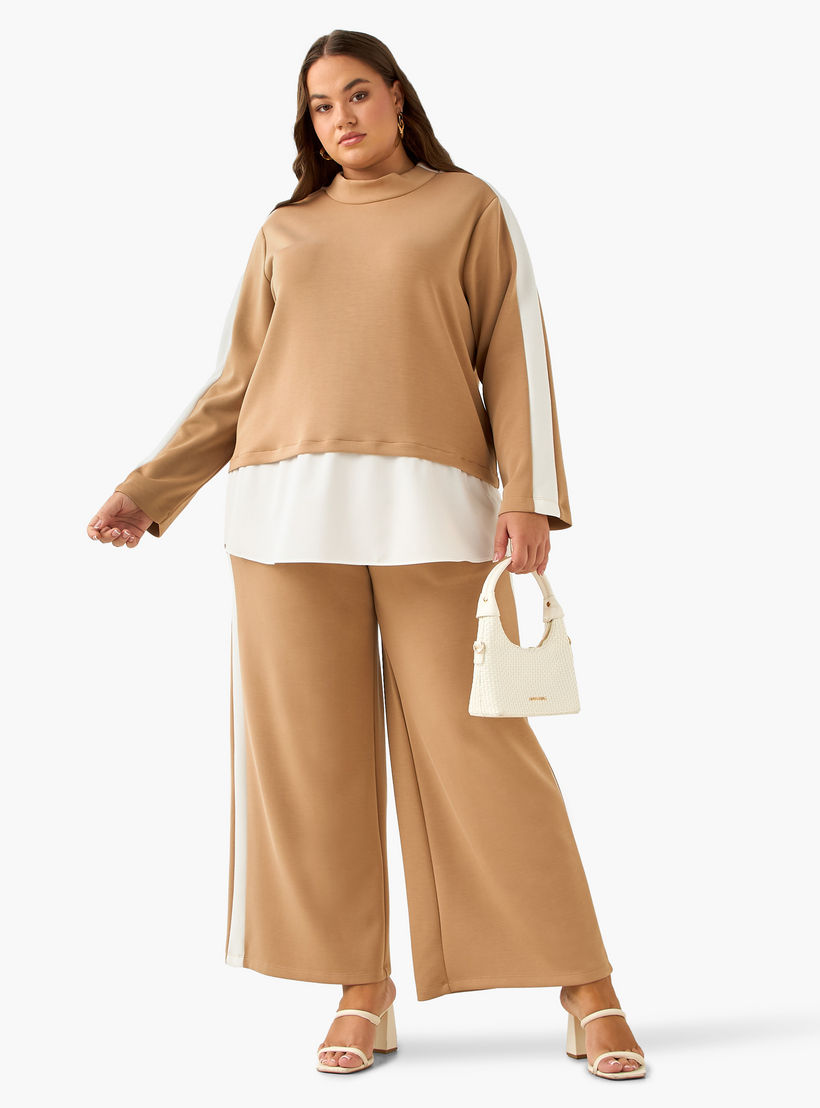سويت شيرت بقوالب ملونة من أولا بوبكين-women-clothing-coordsets-image-3