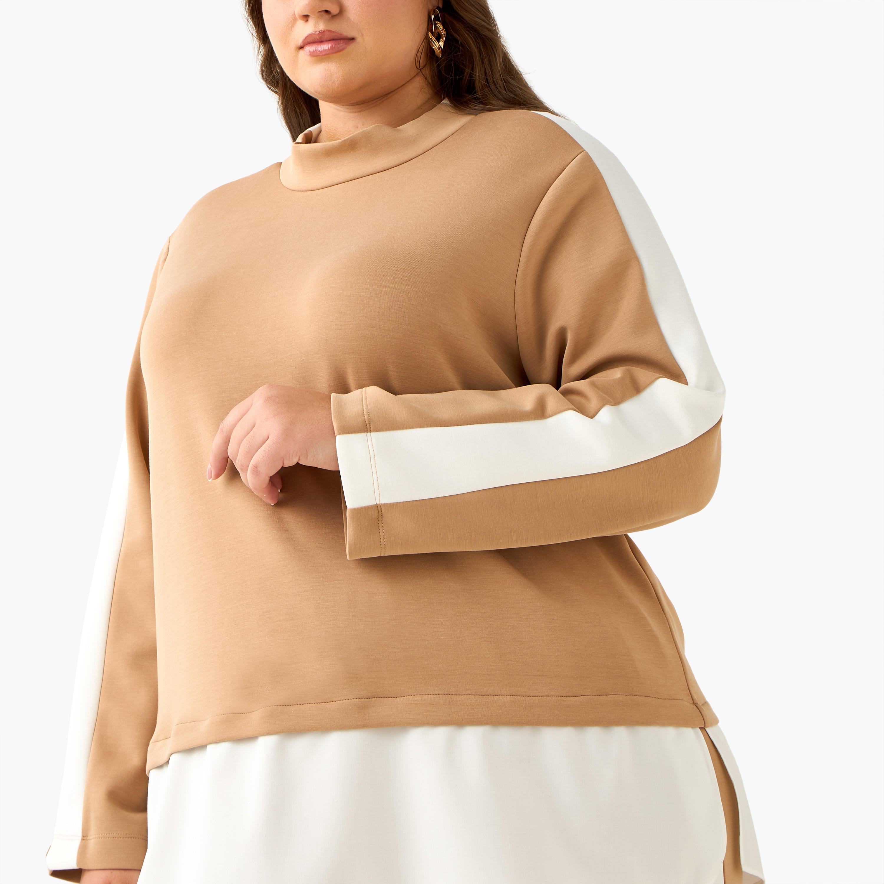 سويت شيرت بقوالب ملونة من أولا بوبكين-women-clothing-coordsets-image-2