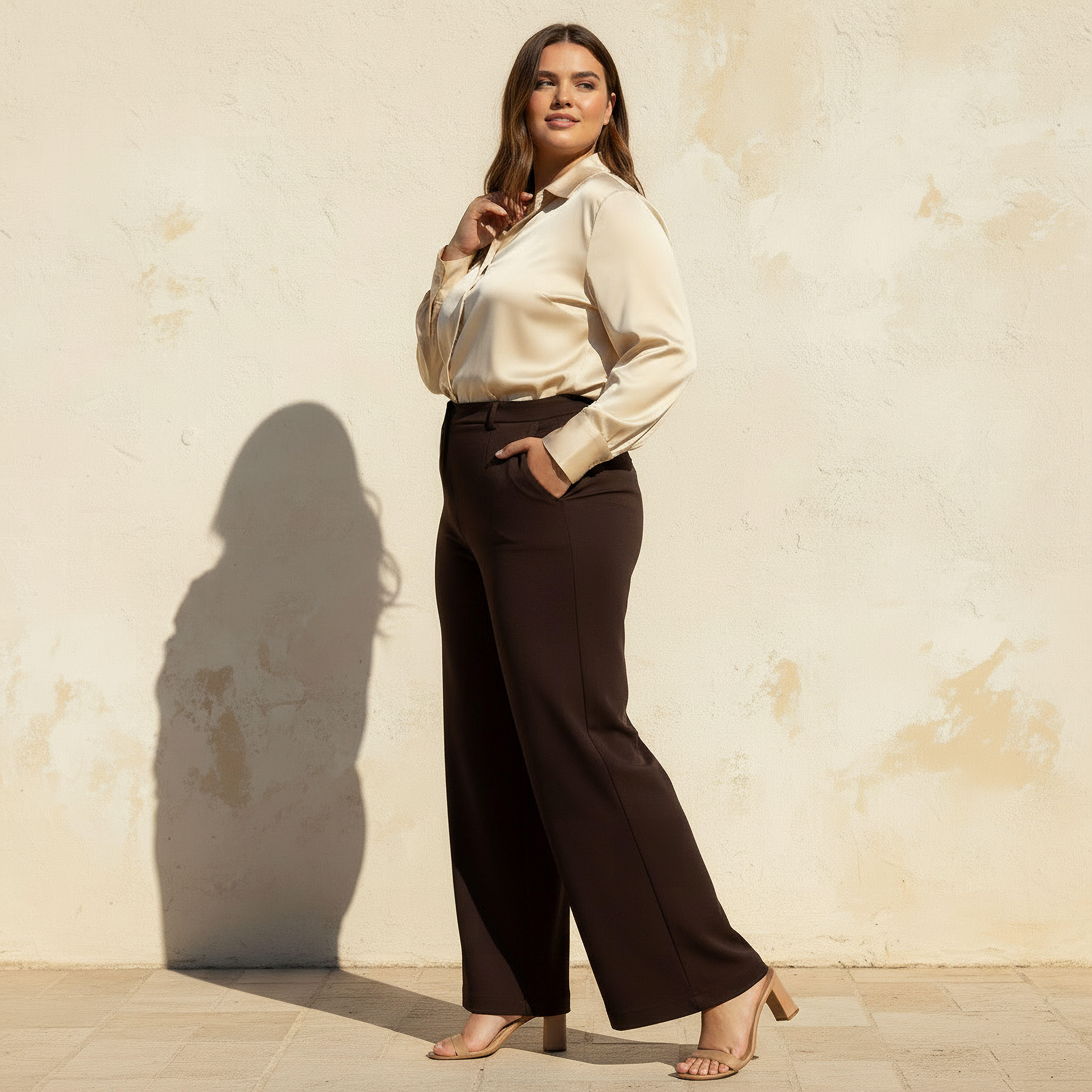 بنطلون بونتي بقصّة مستقيمة من أولّا بوبكن-women-clothing-bottoms-trousers-image-3