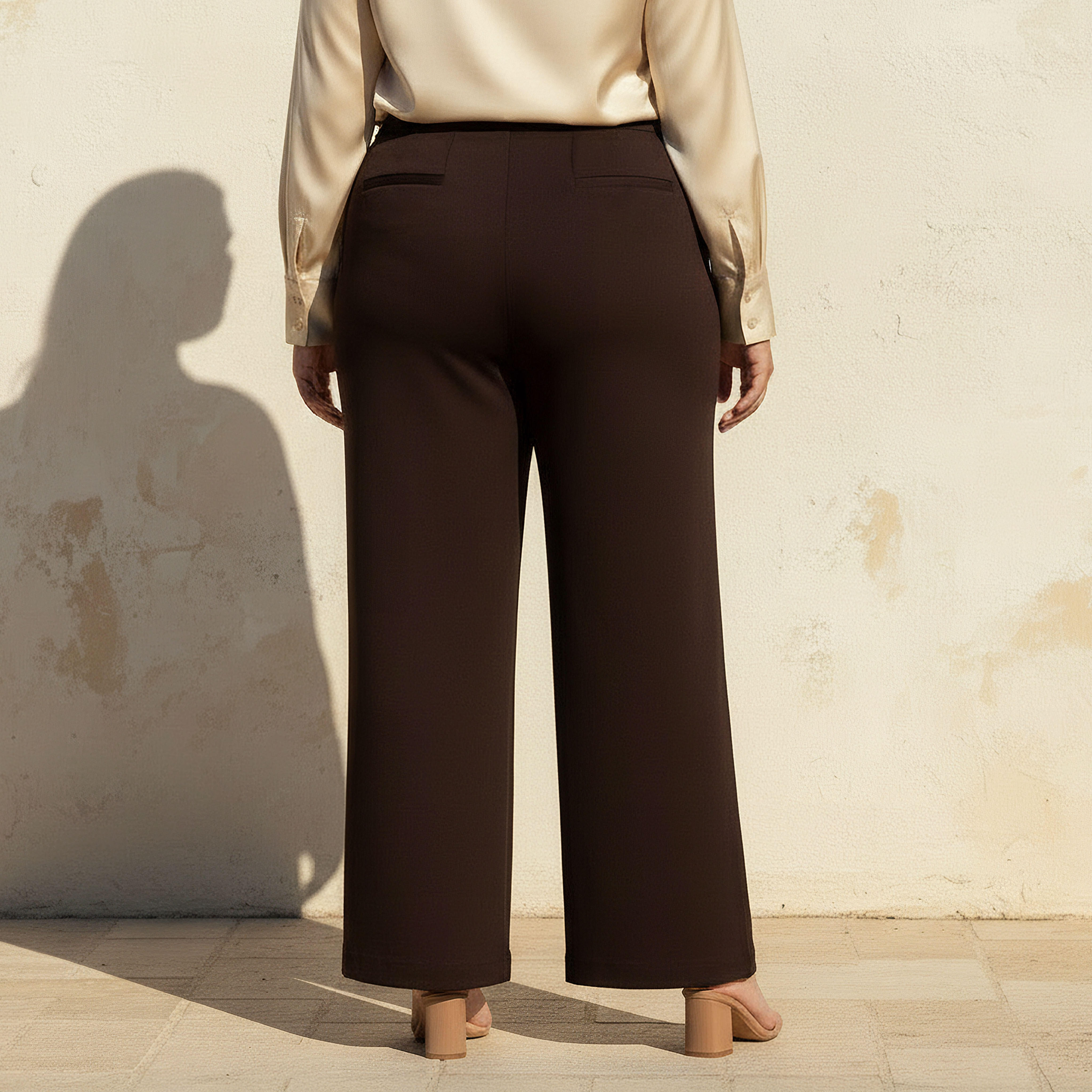 بنطلون بونتي بقصّة مستقيمة من أولّا بوبكن-women-clothing-bottoms-trousers-image-2