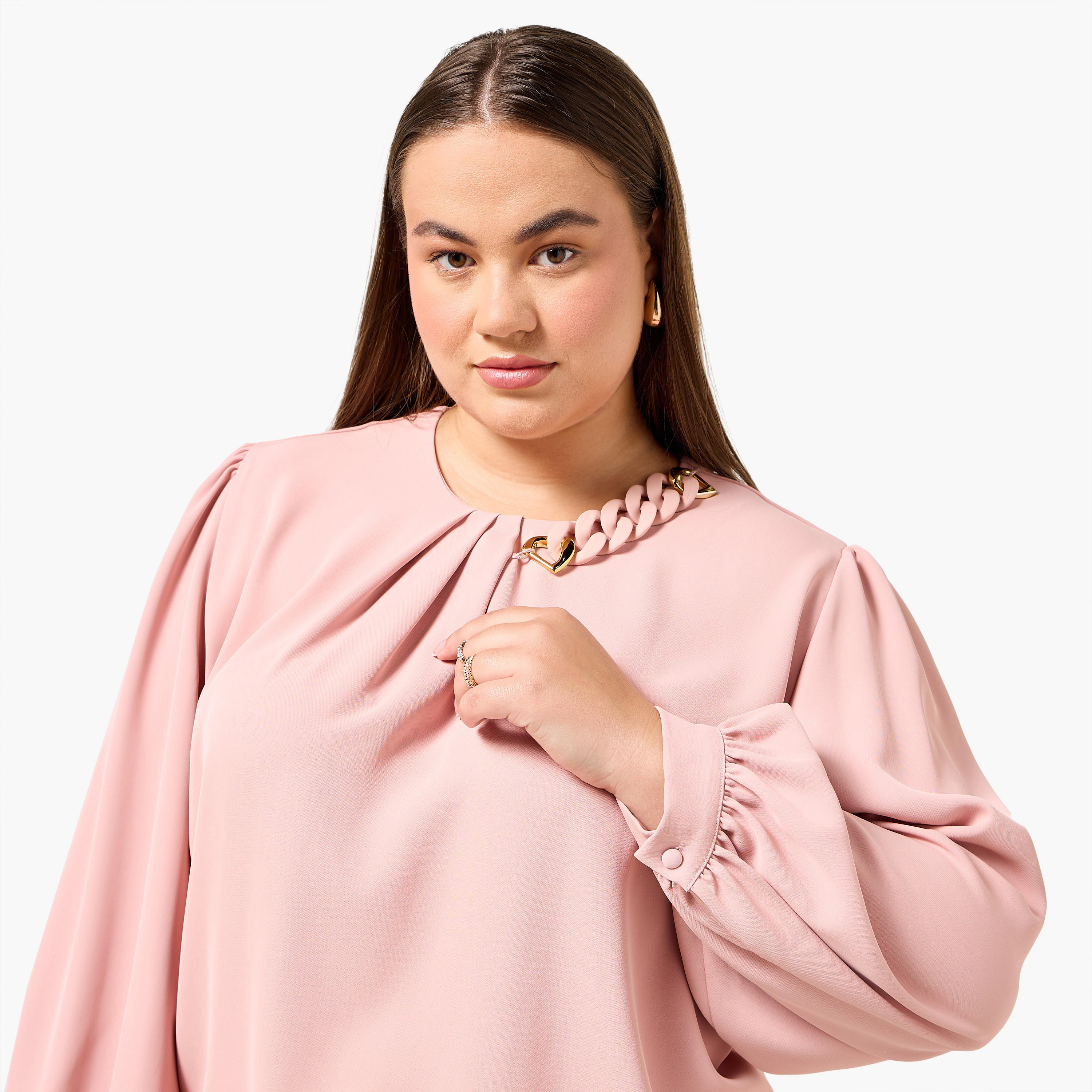 Ulla Popken Top with Chain Accent-women-clothing-shirtsandblouses-blouses-image-7