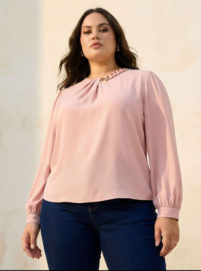 بلوزة بزينة سلسلة من أولا بوبكين-women-clothing-shirtsandblouses-blouses-image-1