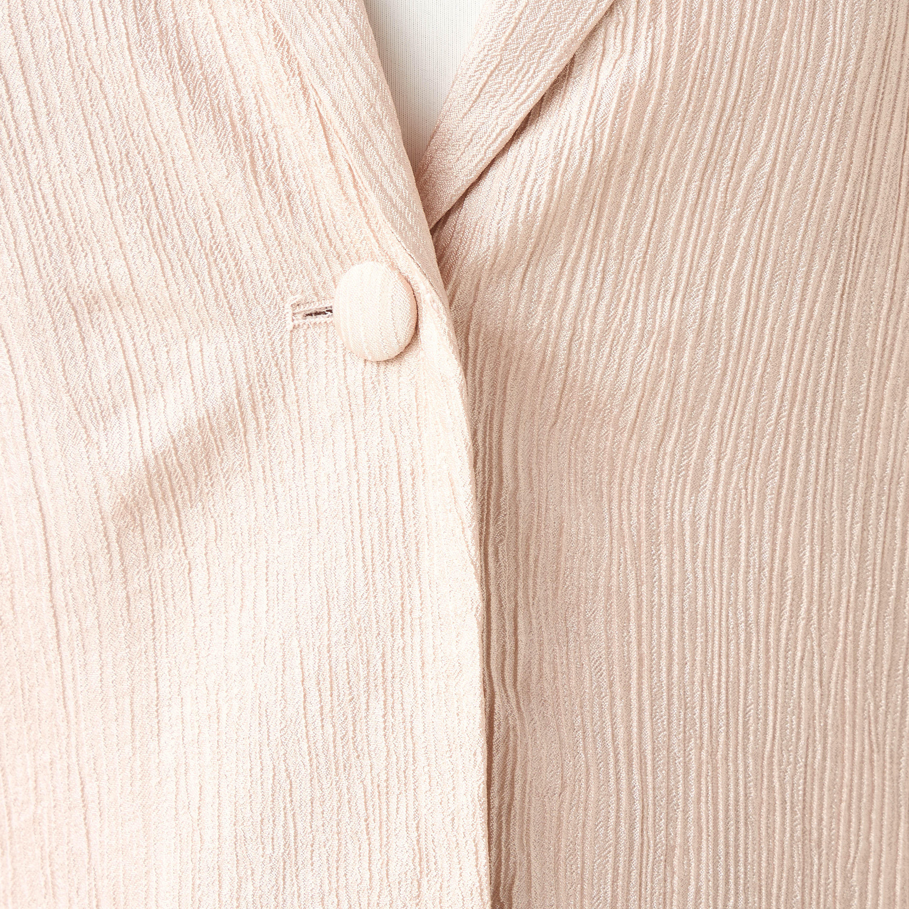 بليزر بقصّة مريحة بارز الملمس للنساء من أولا بوبكن-women-clothing-coatsandjackets-blazers-image-6